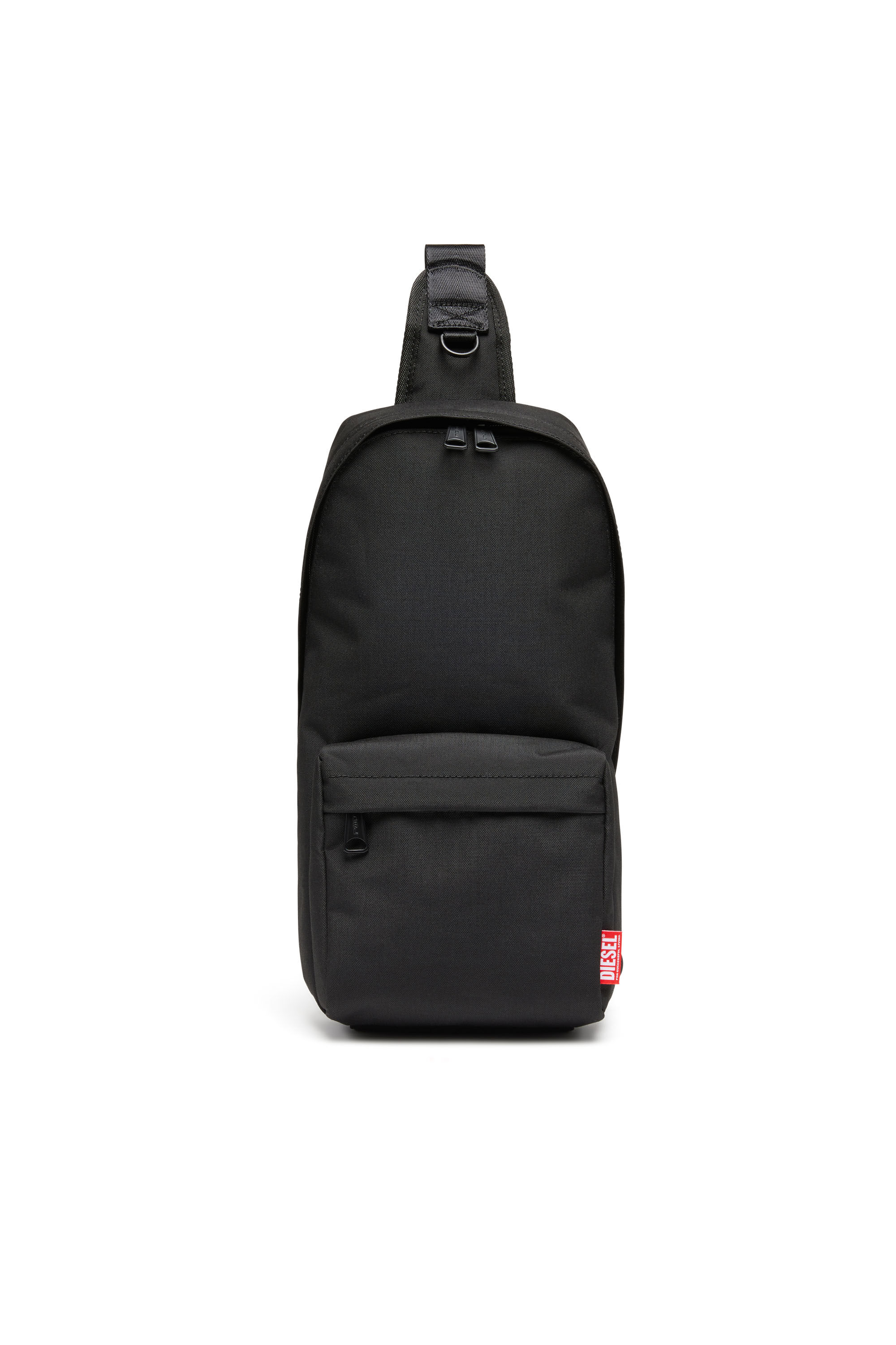 D Bsc Mochila de un solo tirante de tejido muy resistente Hombre Negro Diesel