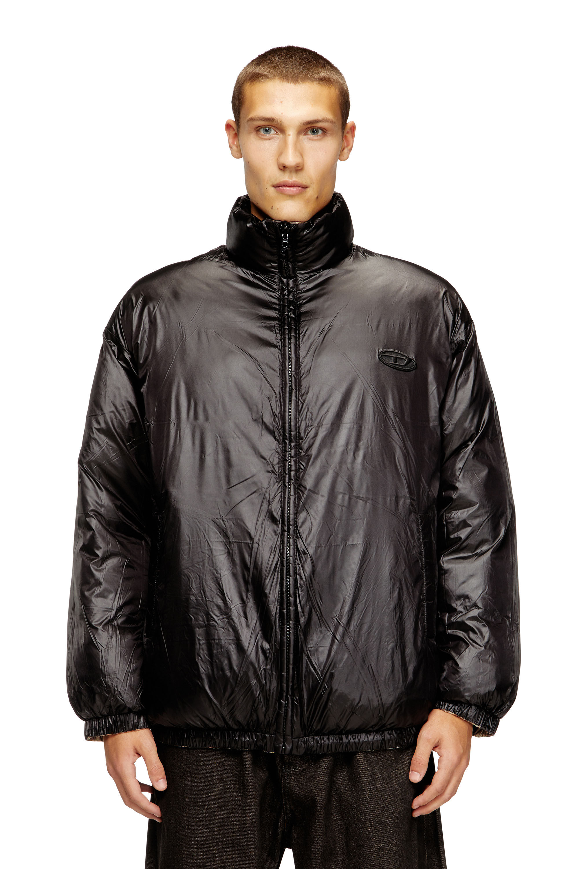 Diesel - W-BOURBON-ENBM, Chaqueta bomber acolchada reversible Hombre in ToBeDefined - 6