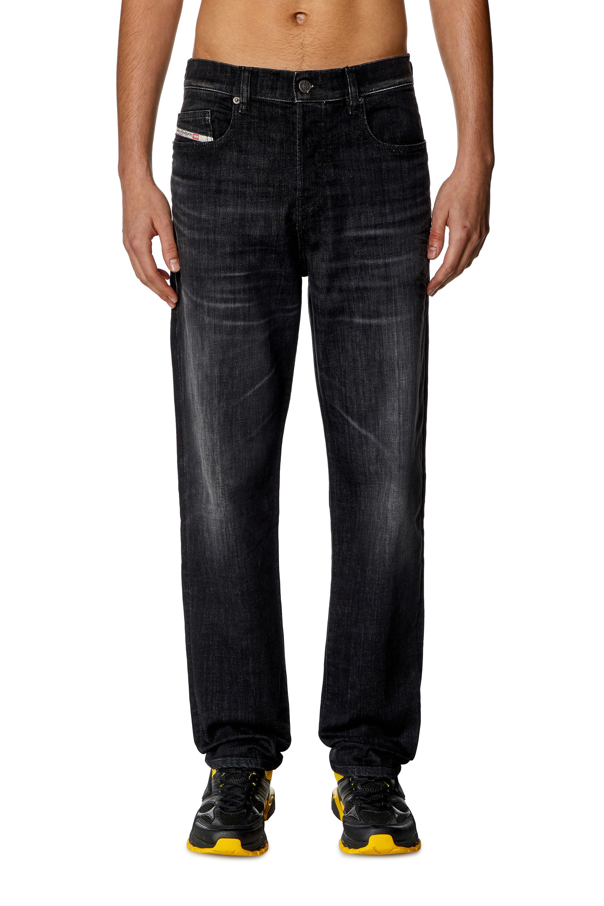 Diesel - Straight Jeans 2020 D-Viker 09H34, Negro/Gris oscuro - Image 3