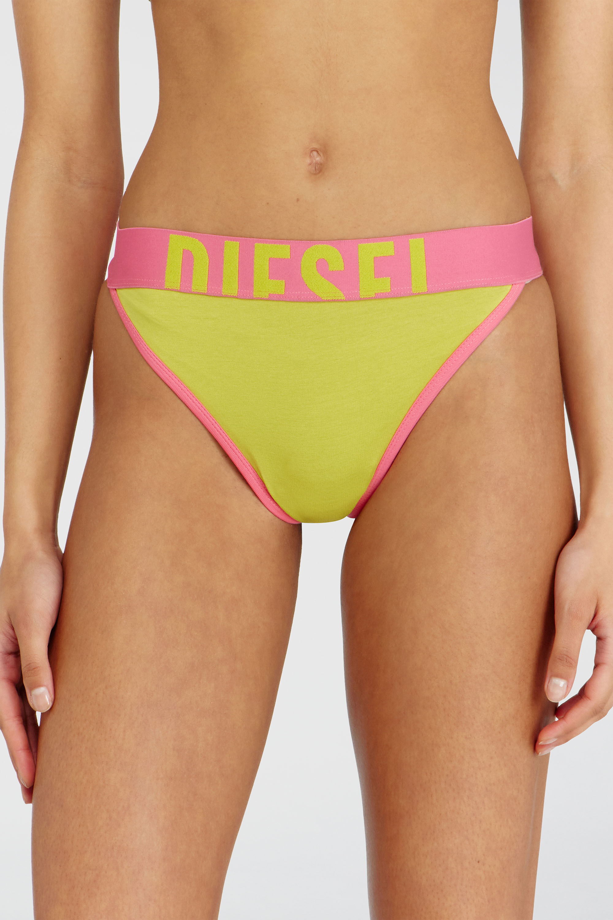 Diesel - MARIANNA-D-POP-3PACK, Pack de tres tangas stretch de algod&oacute;n multicolor Mujer in Multicolor - 3