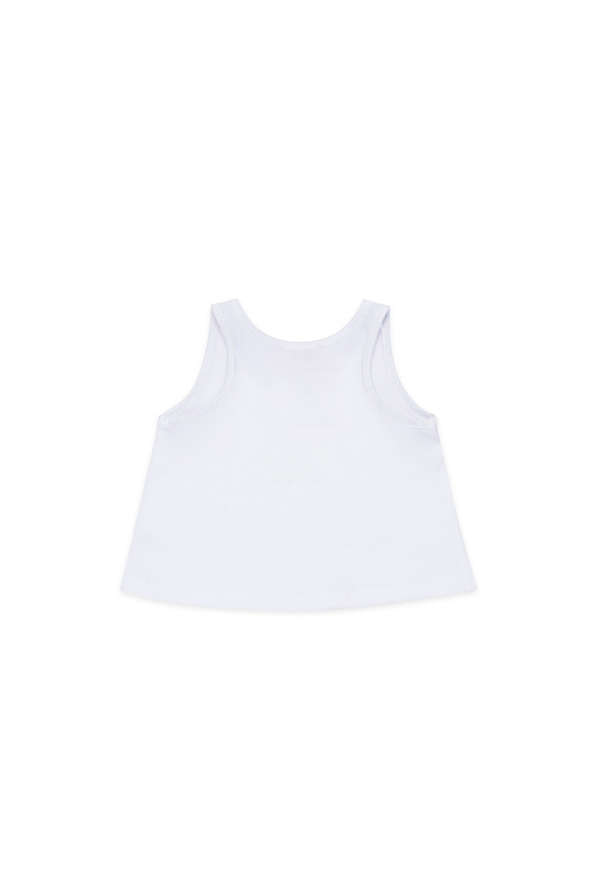 Diesel - MTICEB, Camiseta de tirantes de algod&oacute;n con estampado de helado Mujer in Blanco - 2