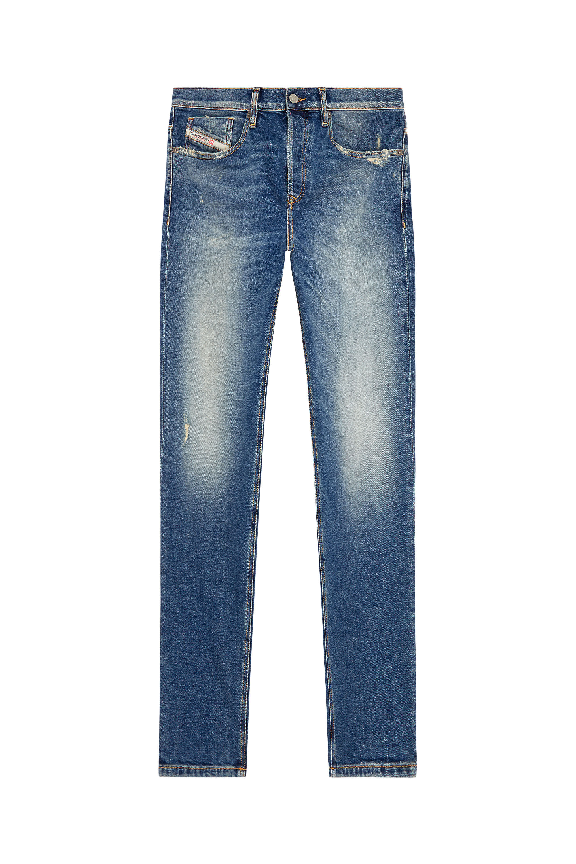 Diesel - Tapered Jeans 2005 D-Fining 09H45, Azul medio - Image 2