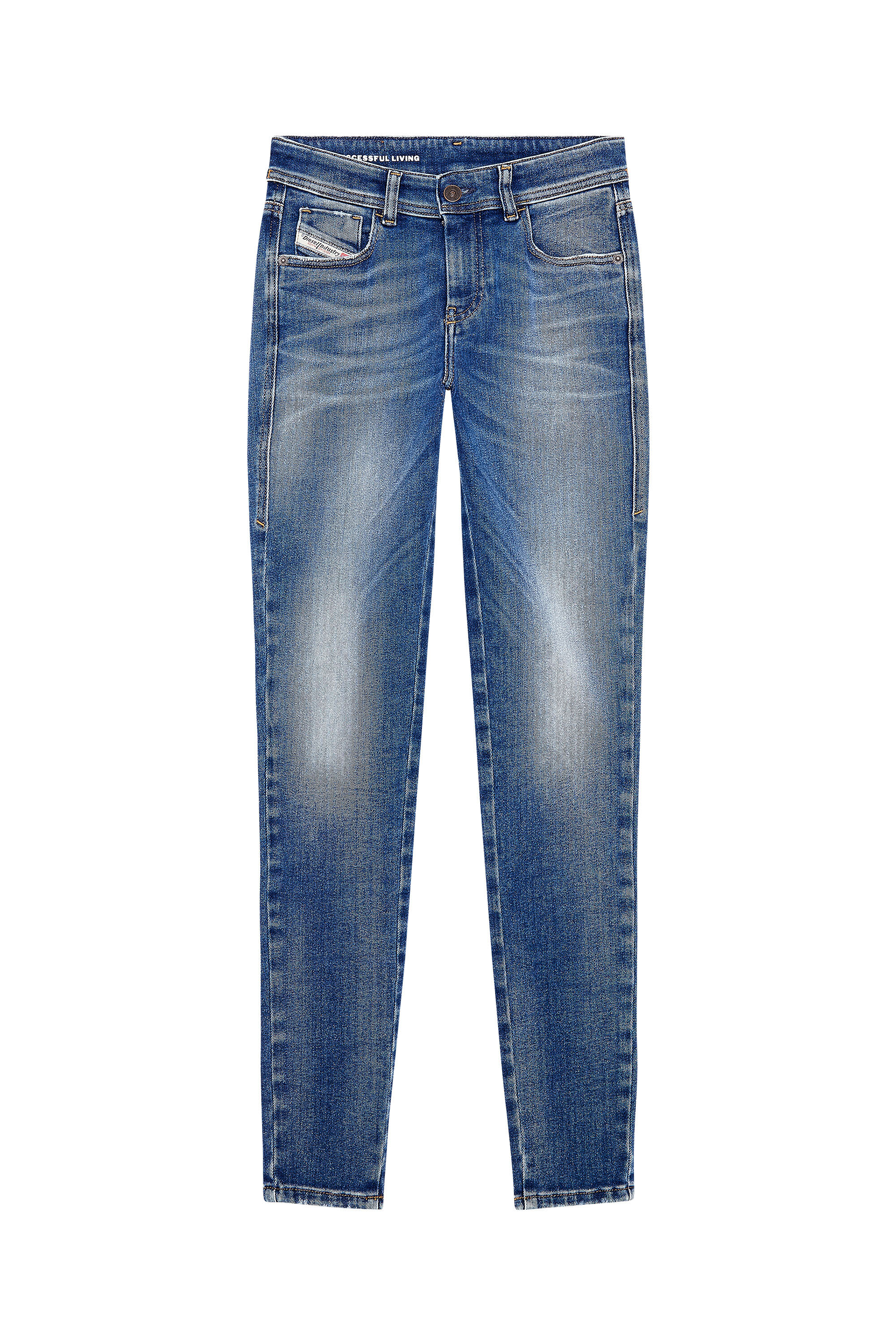 Diesel - Super skinny Jeans 2017 Slandy 09H90, Azul medio - Image 2
