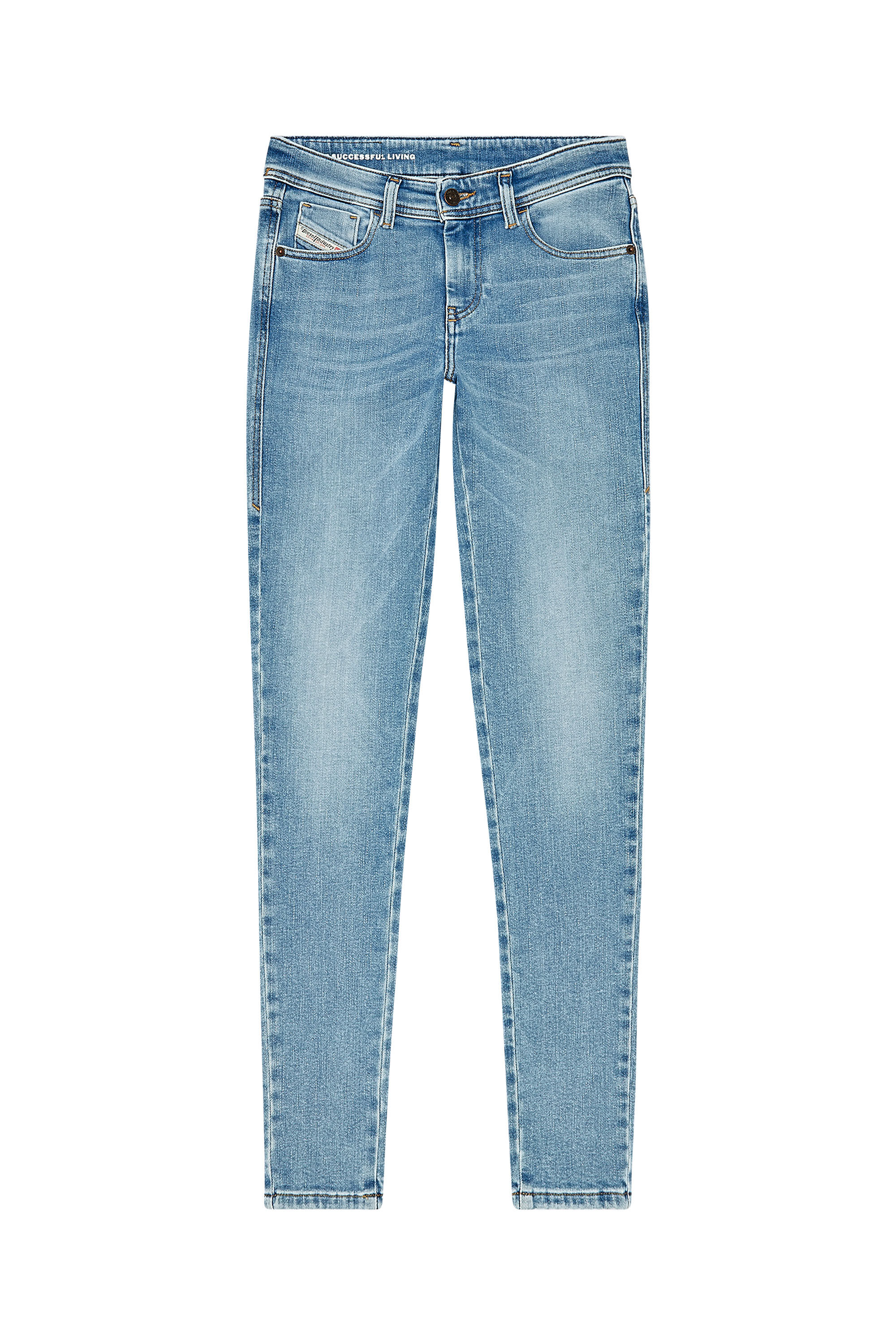 Diesel - Super skinny Jeans 2017 Slandy 09H85, Azul Claro - Image 2