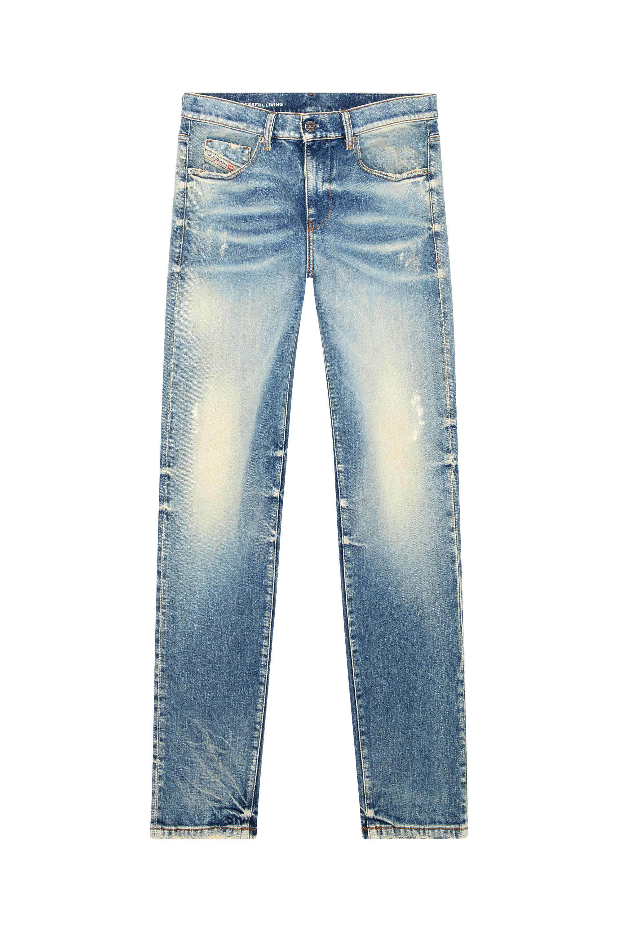 Diesel - Slim Jeans 2019 D-Strukt 007V8, Azul medio - Image 2