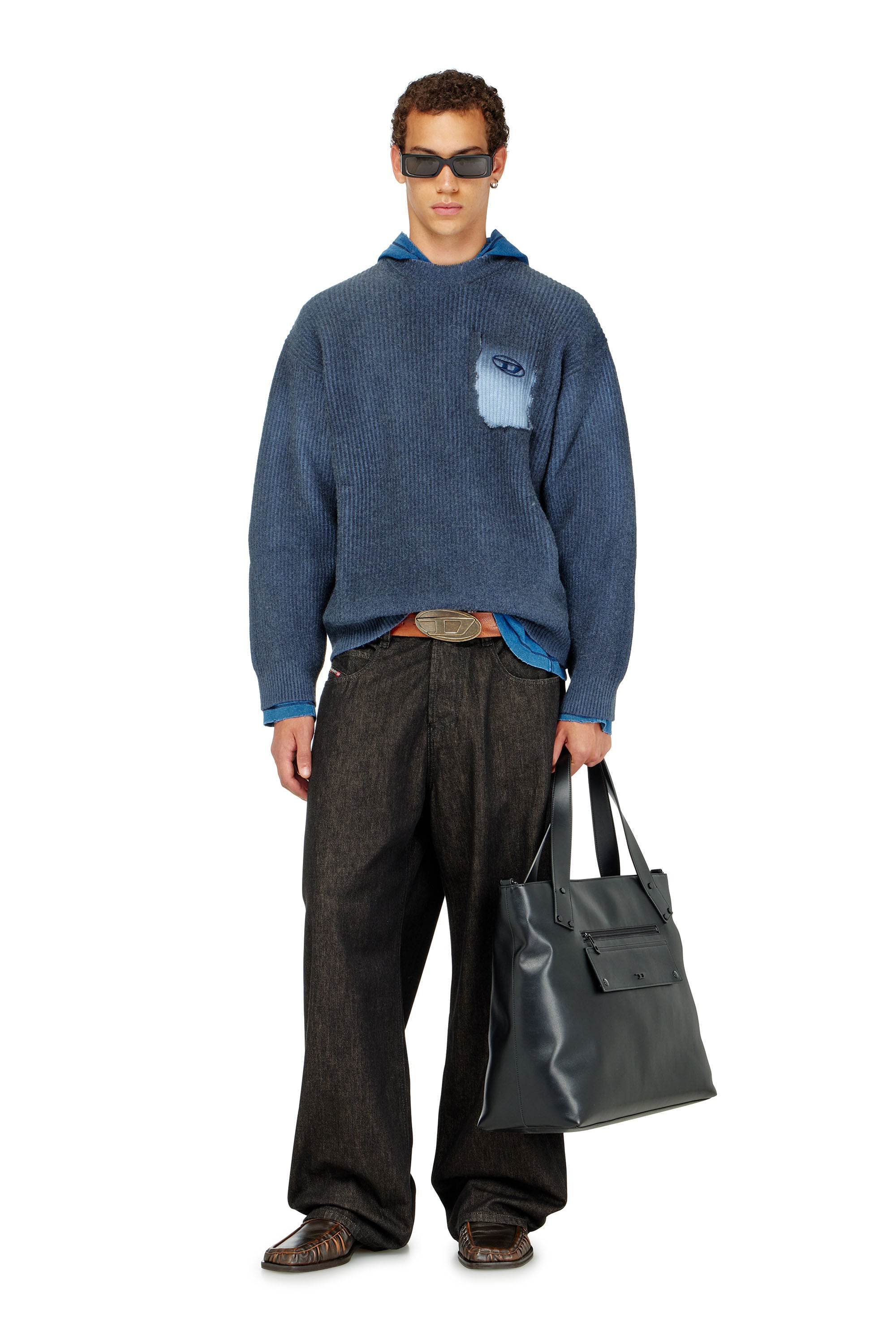 Diesel - K-PICKLER, Jersey de mezcla de lana con falso bolsillo Hombre in ToBeDefined - 1