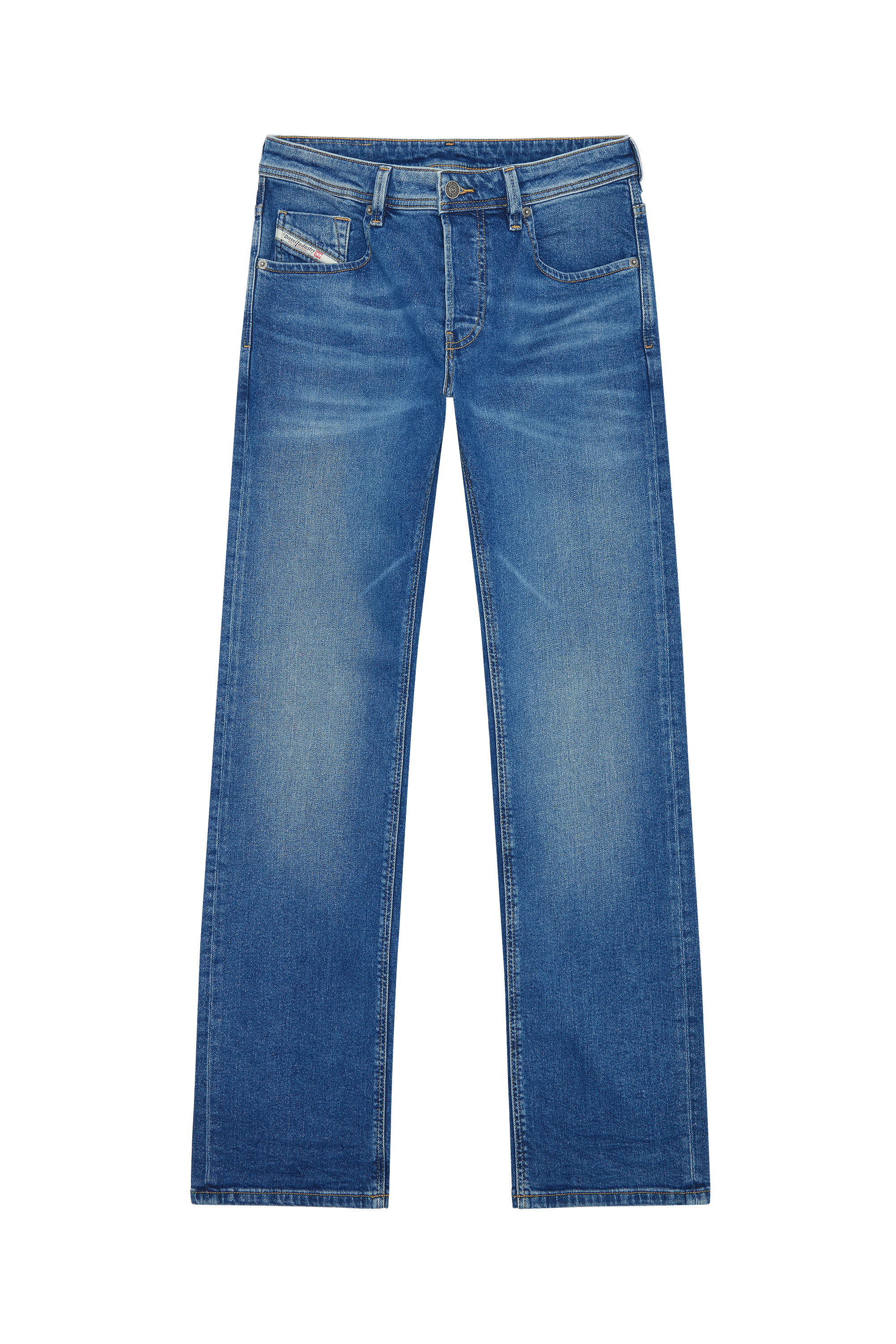 Diesel - Larkee E9A80 Straight Jeans, Azul medio - Image 2