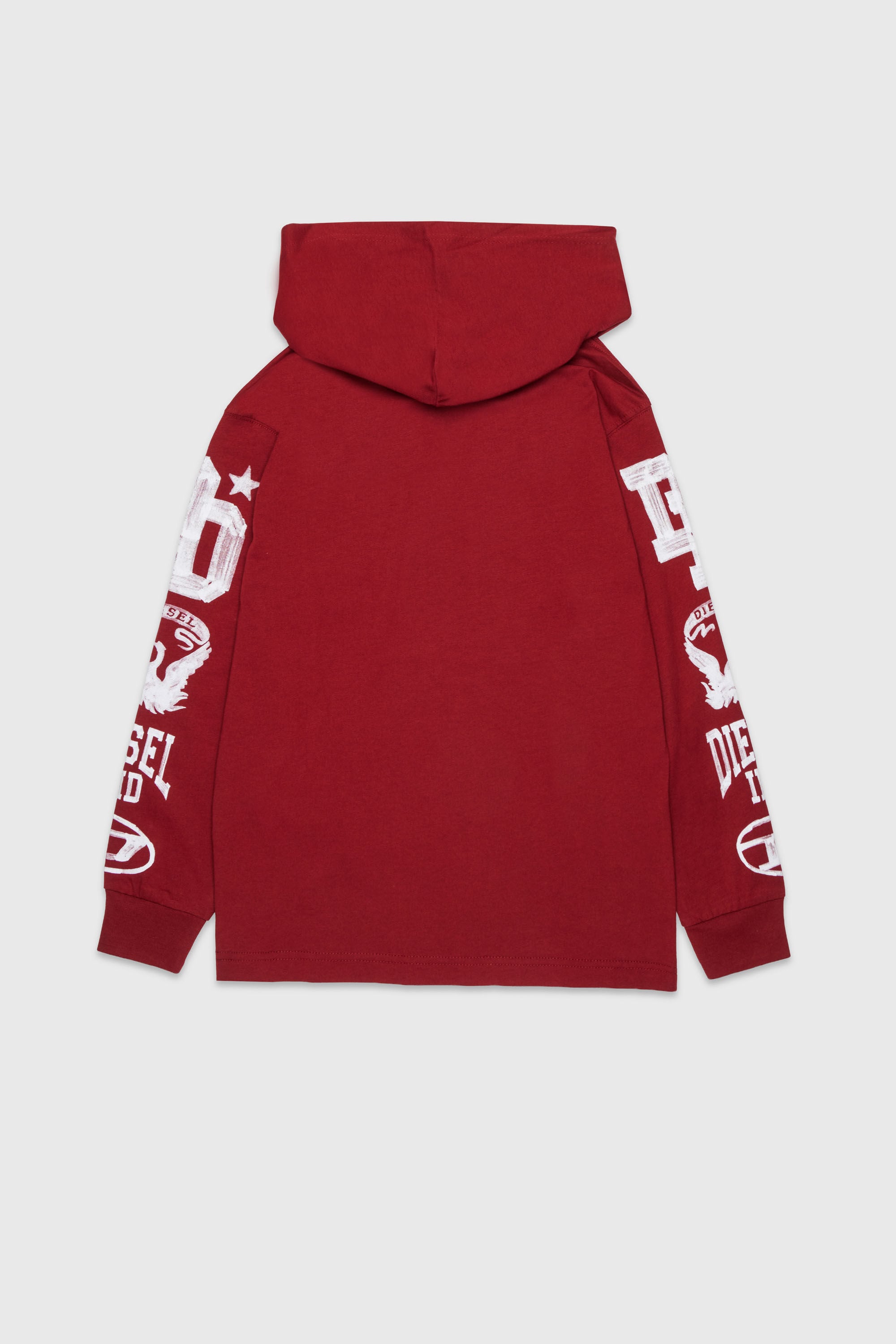 Diesel - TBUNDY OVER, Camiseta de manga larga con capucha y gr&aacute;ficos varsity Hombre in ToBeDefined - 2