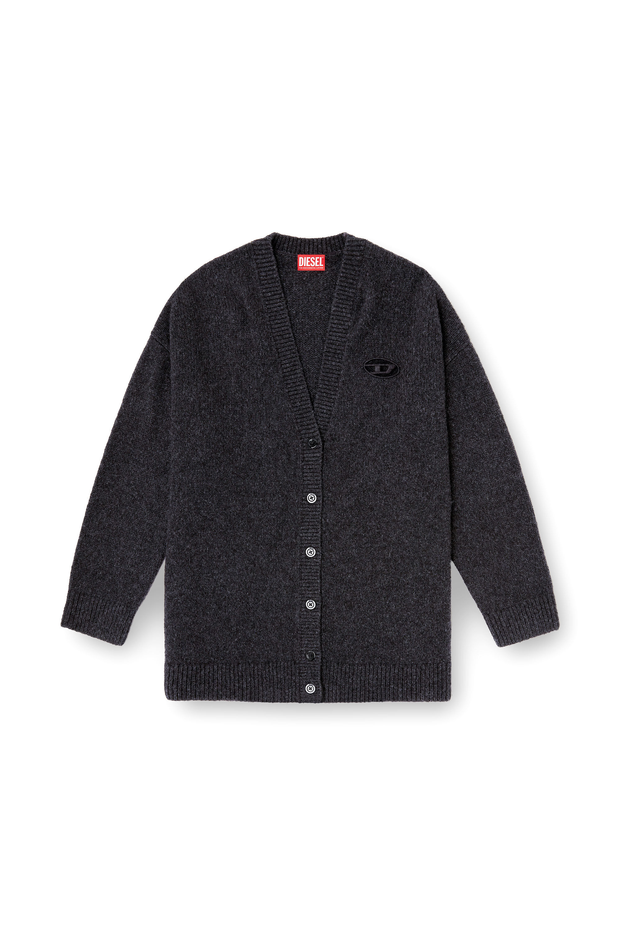Diesel - M-AREELA, C&aacute;rdigan de mezcla de lana y alpaca Mujer in Multicolor - 2