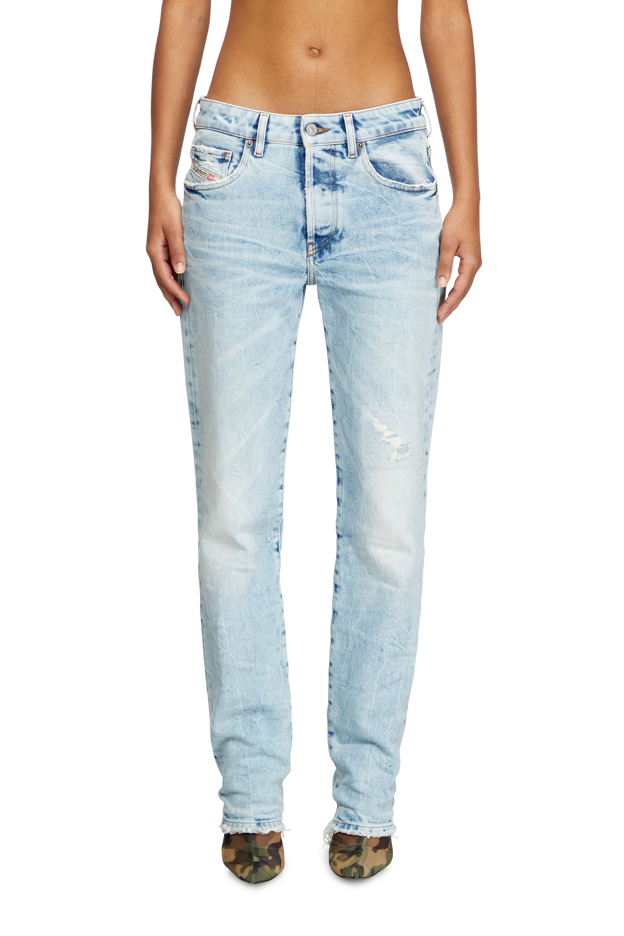 Diesel - Regular Jeans 1989 D-Mine 09L31 Mujer, Azul Claro - 3