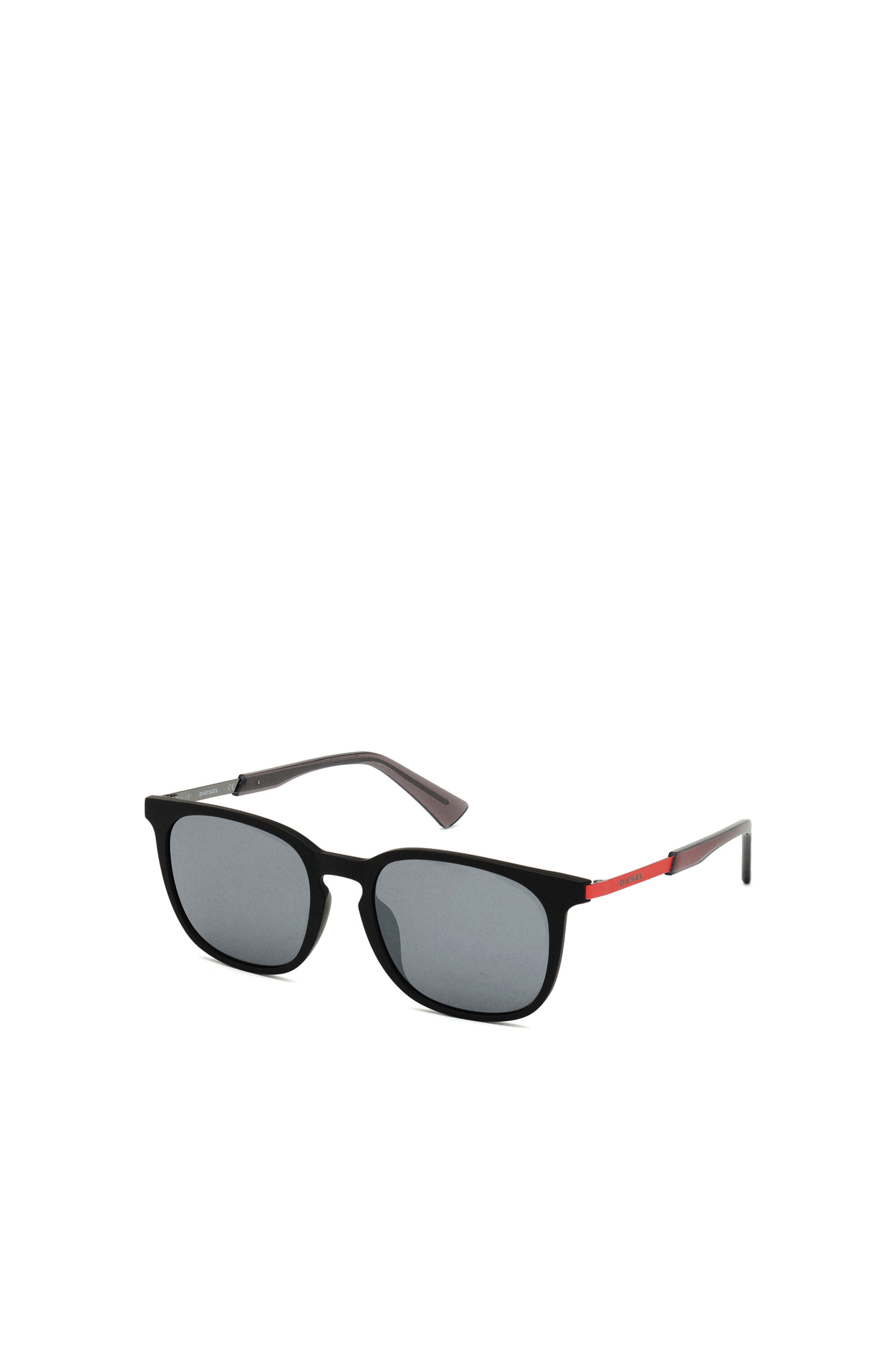 Diesel - DL0311, Unisex's Injected unisex sunglasses in Black - 2