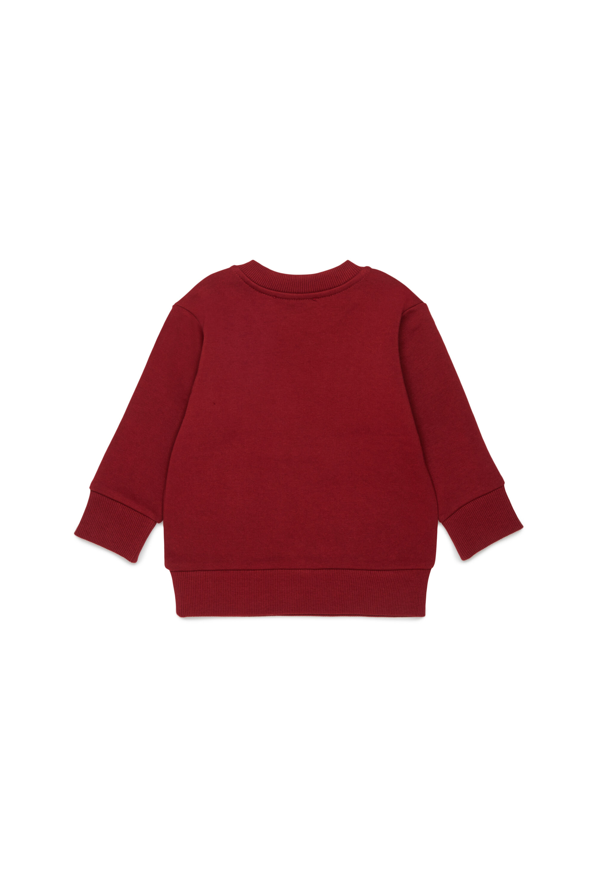 Diesel - SLODIMB, Sudadera de algod&oacute;n con estampado Diesel Industry Hombre in Rojo - 2