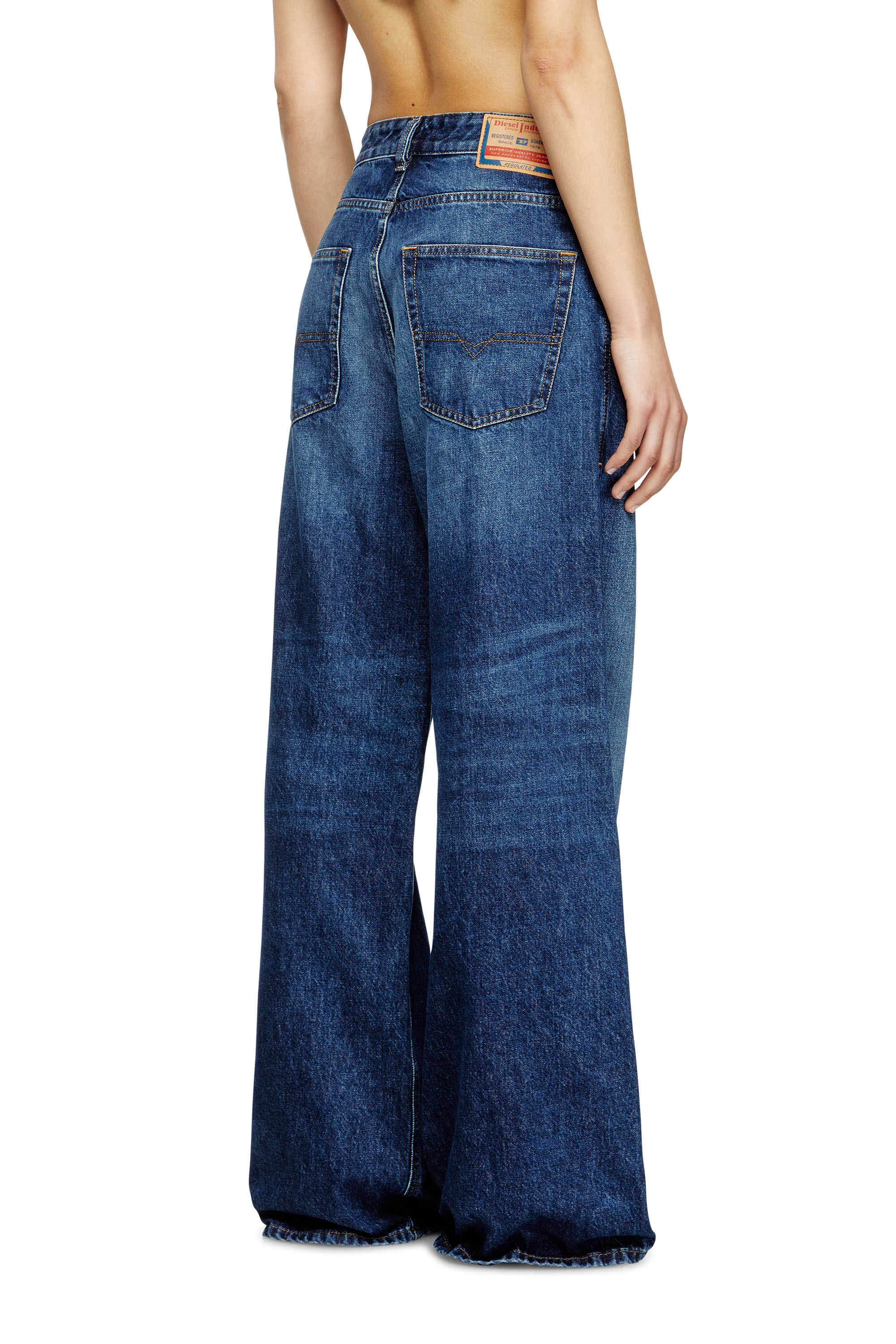 Diesel - Relaxed Jeans 1996 D-Sire 09I27 Mujer, Azul Oscuro - 4