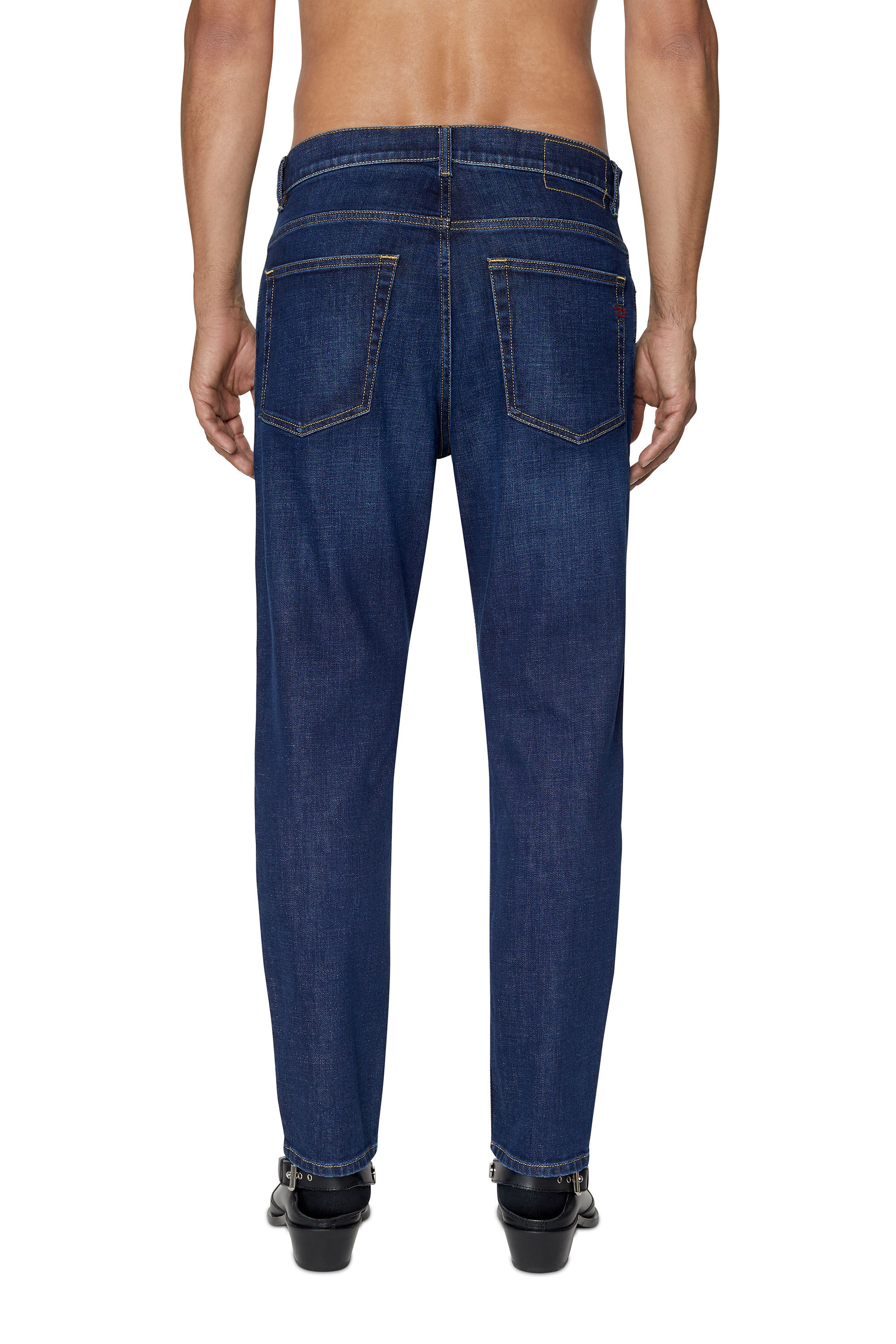 Diesel - 2005 D-FINING 09B90 Tapered Jeans, Azul Oscuro - Image 4