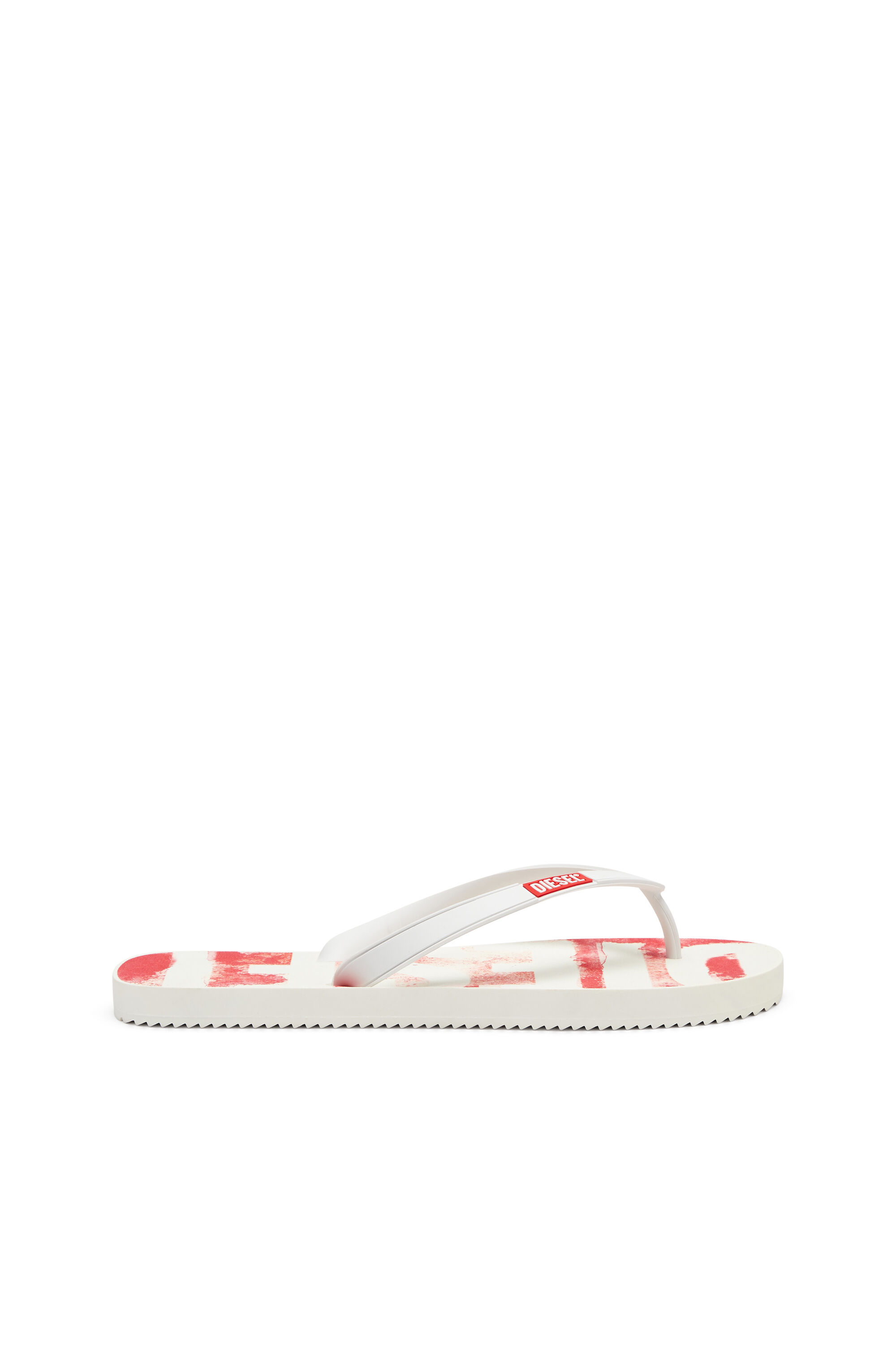 Diesel - SA-RIO, Sa-Rio-Chancletas de goma con logotipo de grafiti Hombre in Multicolor - 1