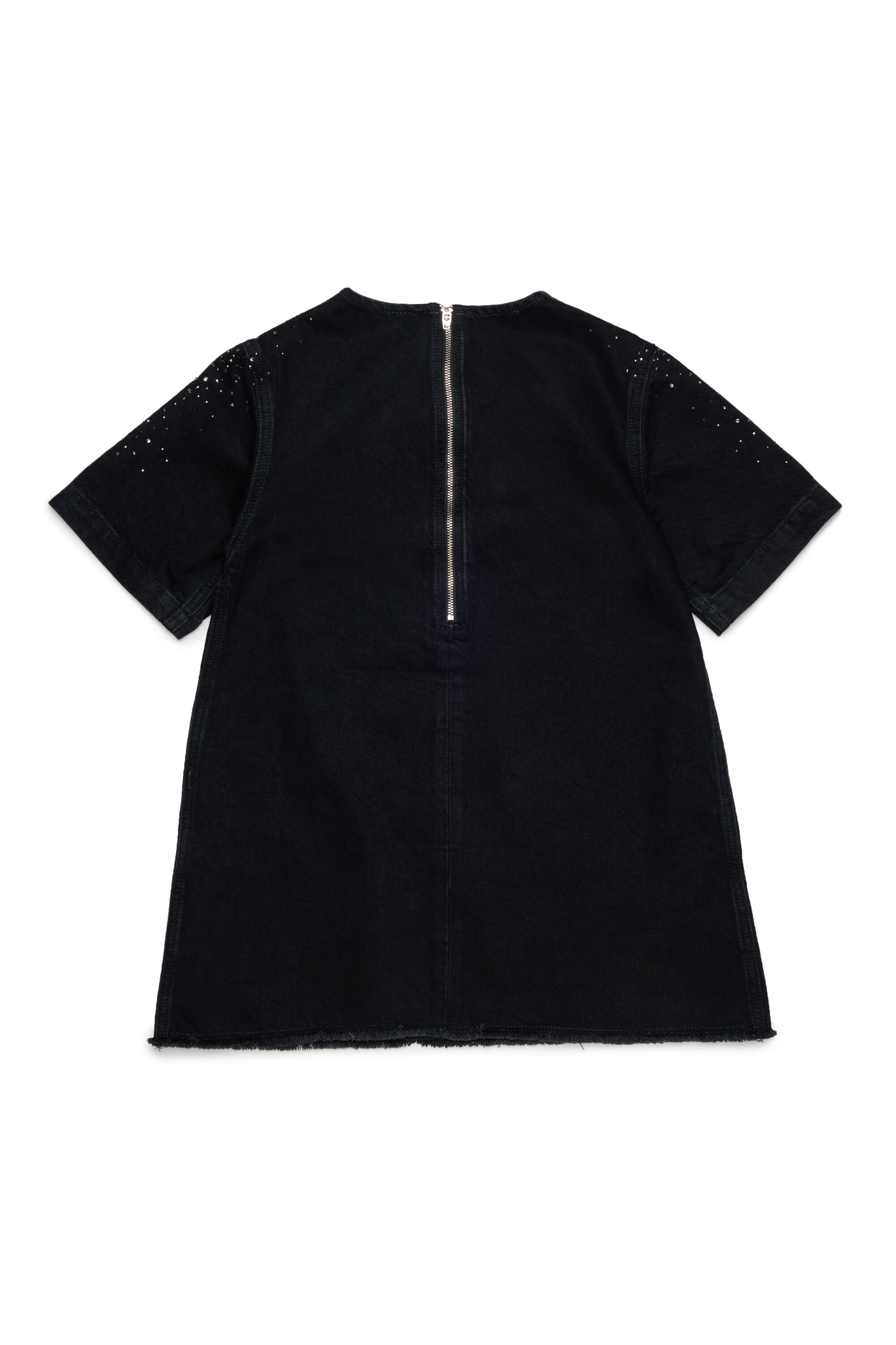 Diesel - DILBY, Rhinestone-embellished vestido camiseta Mujer in Negro - 2