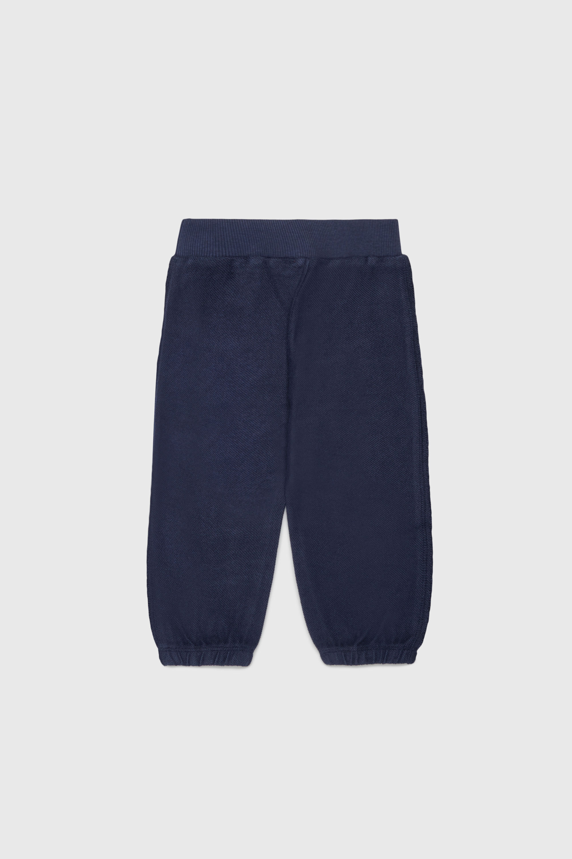 Diesel - PEANSB, Pantal&oacute;n de ch&aacute;ndal con logo efecto deshilachado Hombre in Azul marino - 2