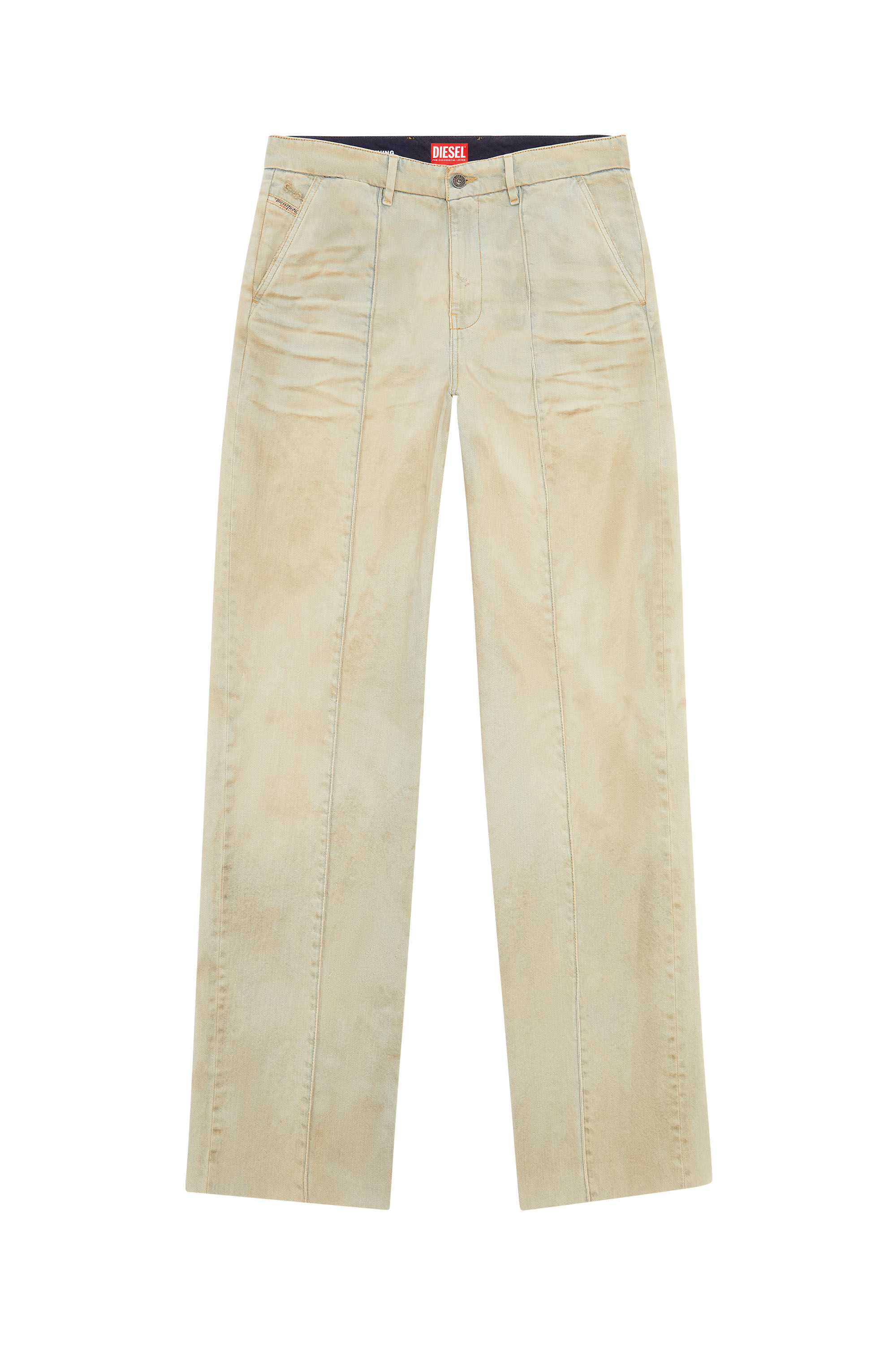 Diesel - Relaxed Jeans D-Chino-Work 0JGAS Hombre, Azul Claro - 2