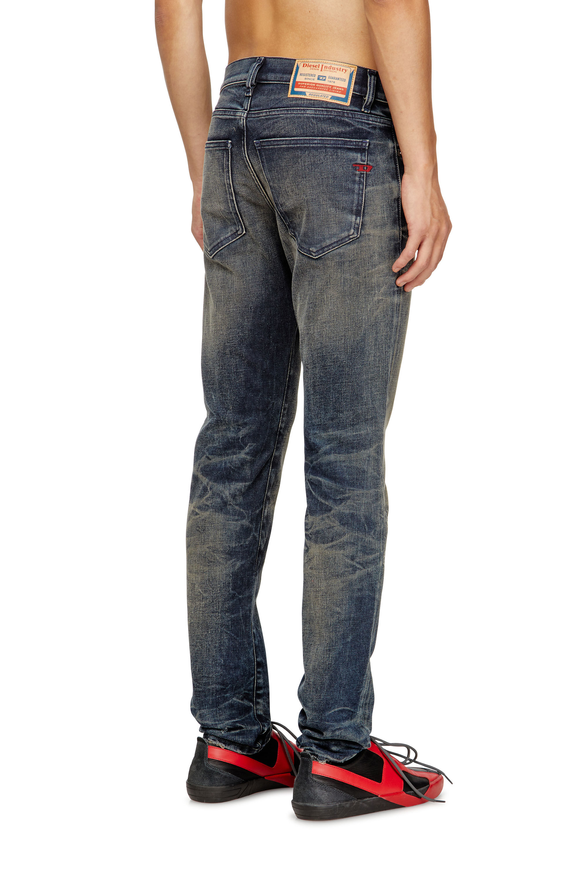 Diesel - Slim Jeans 2019 D-Strukt 09M46 Hombre, Azul Oscuro - 4