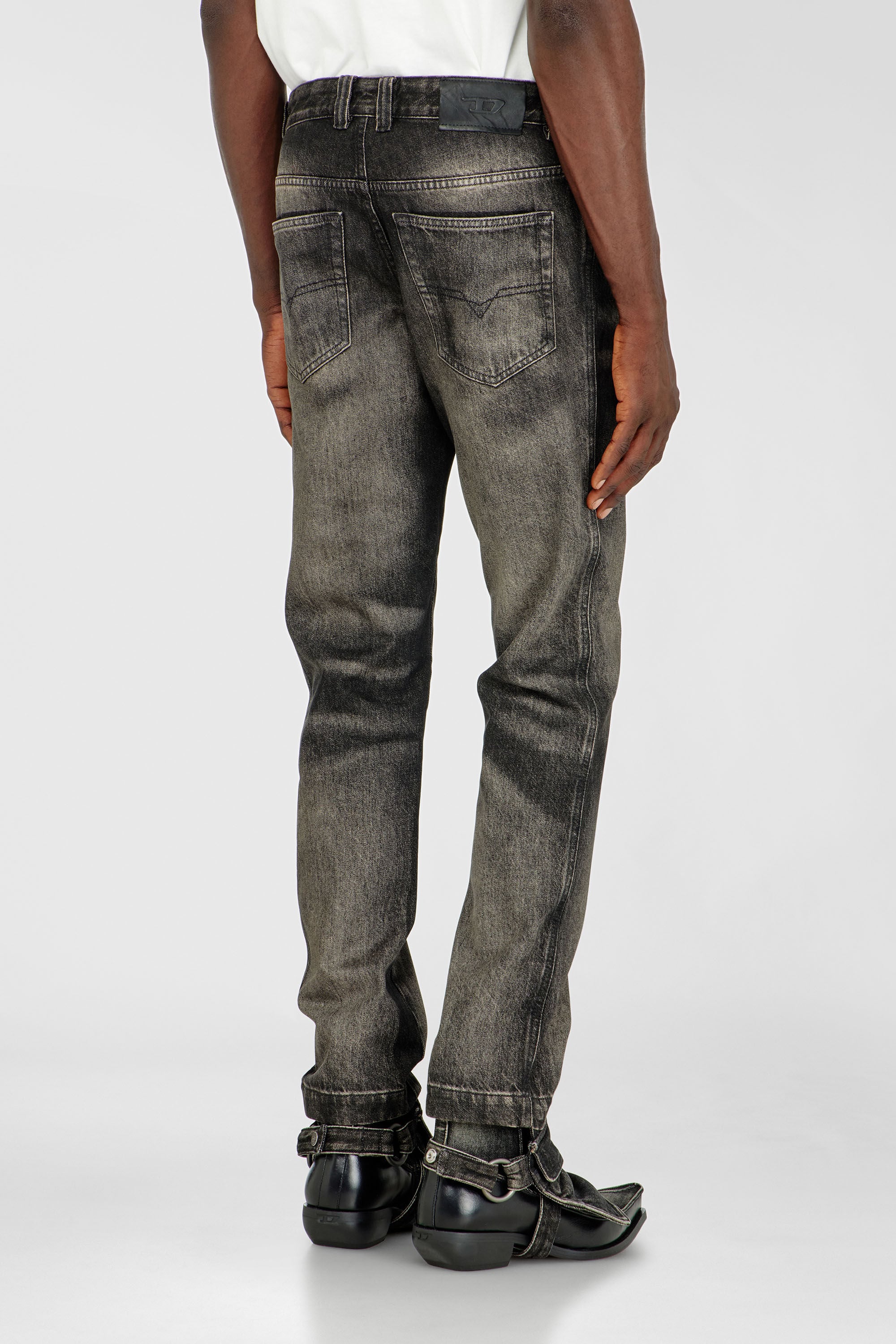 Diesel - Slim Jeans D-Ghetvyl 09R33 Hombre, Negro/Gris oscuro - 5