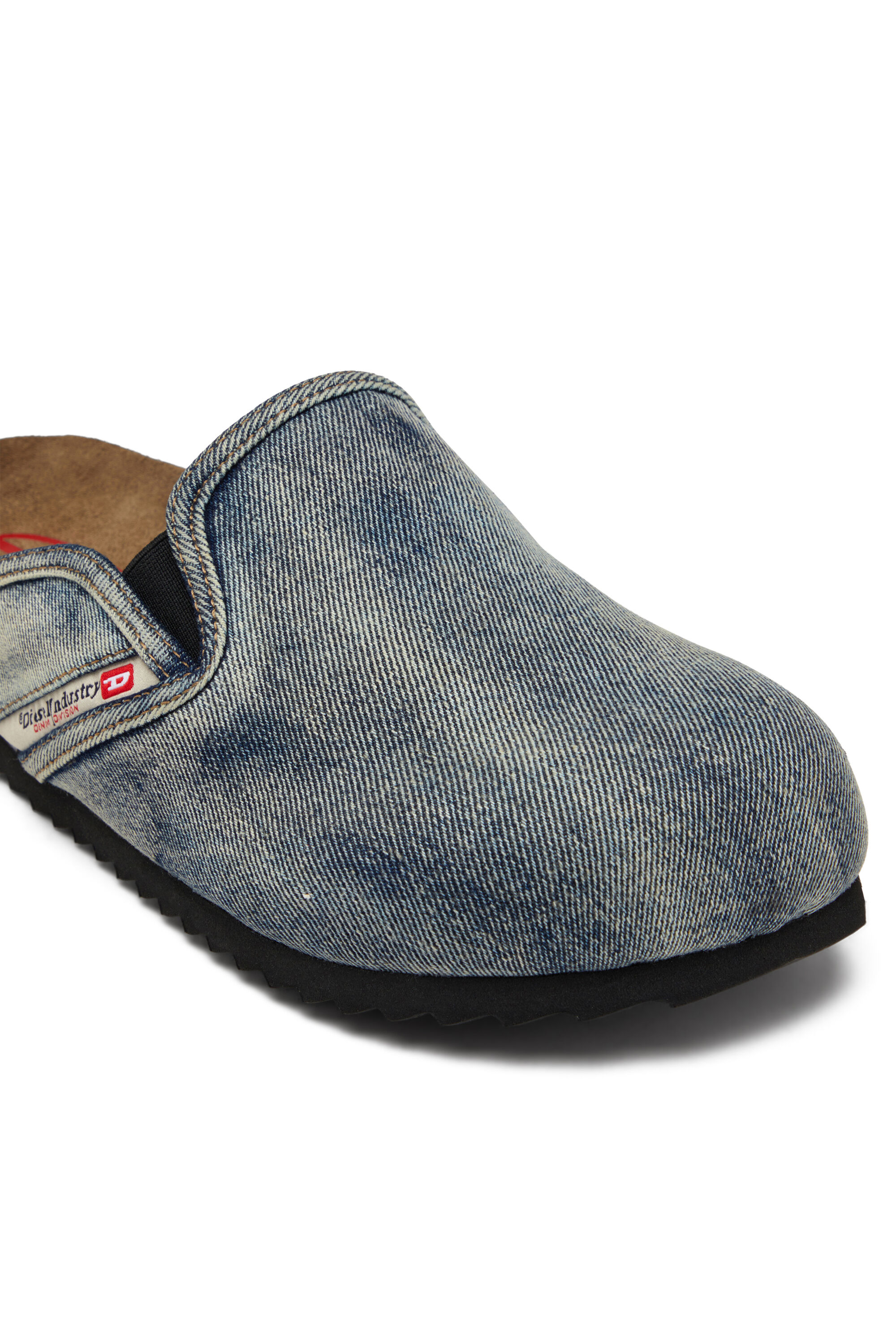 Diesel - D-WOODSTOCK SLIP-ON, D-Woodstock-Zapatos planos sin talón en cuero napa Hombre in Azul marino - 6