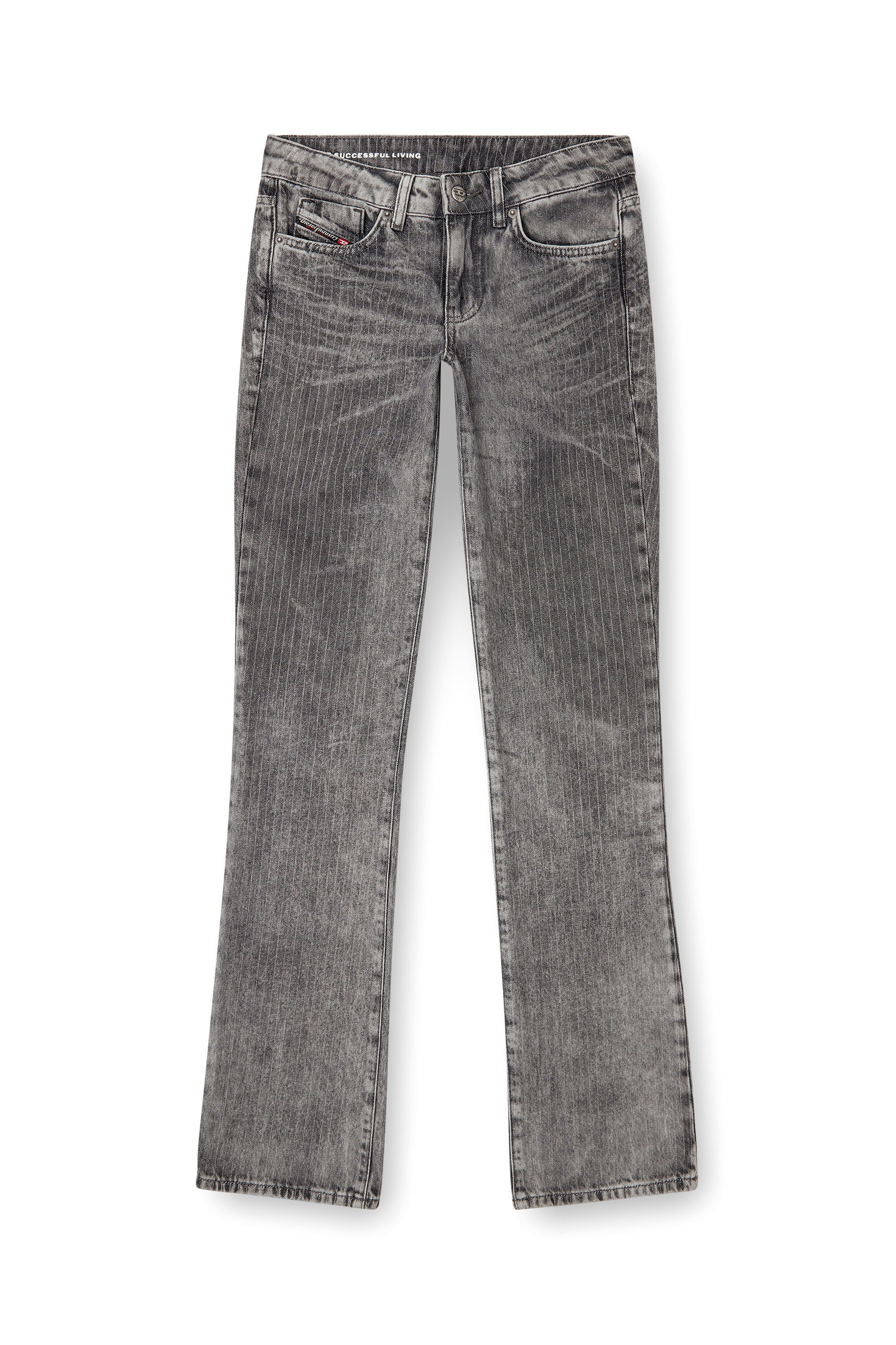 Diesel - Bootcut Jeans D-Gianna 0ABDI Mujer, Gris Claro - 2