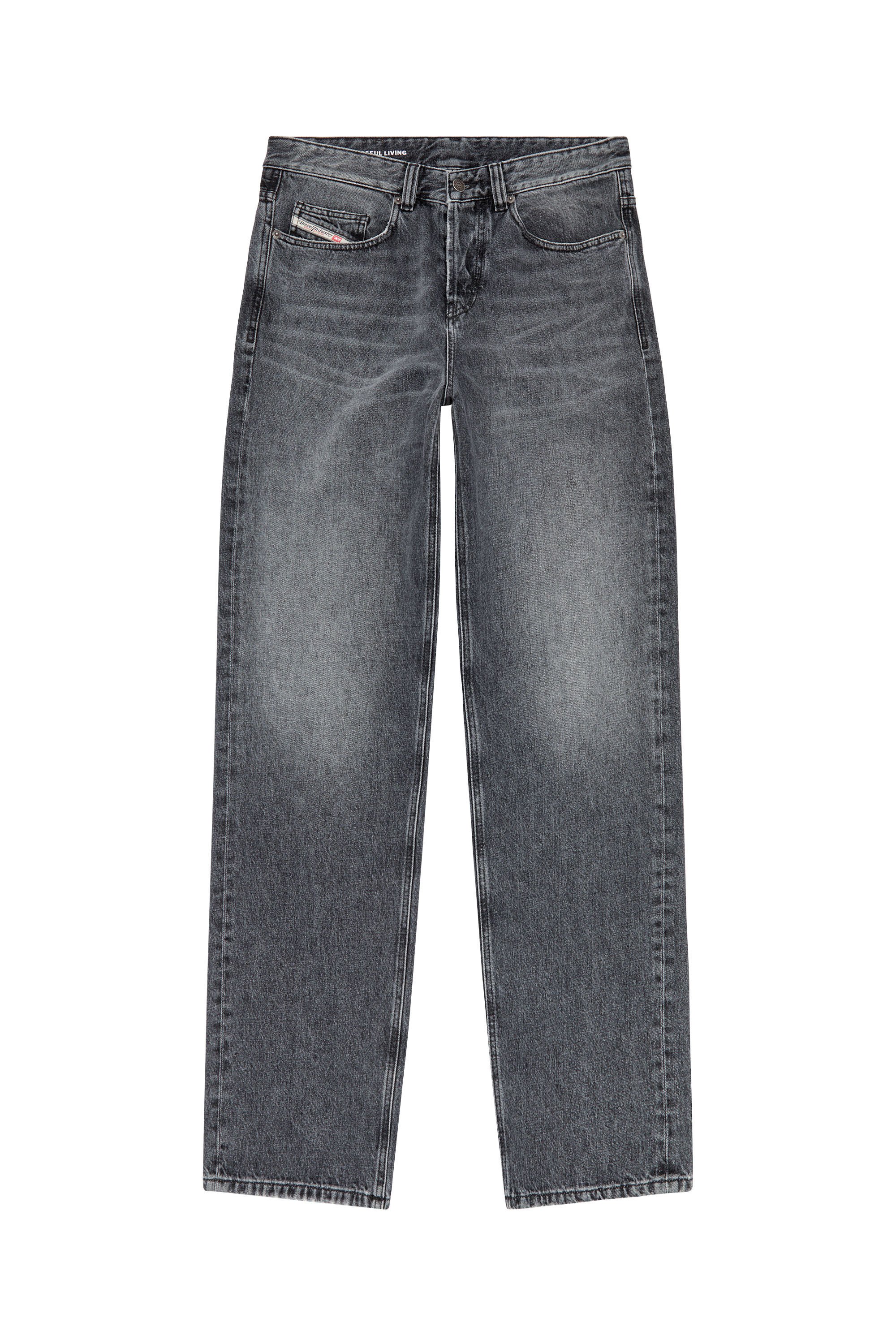 Diesel - Straight Jeans 2001 D-Macro 007X3, Gris oscuro - Image 2