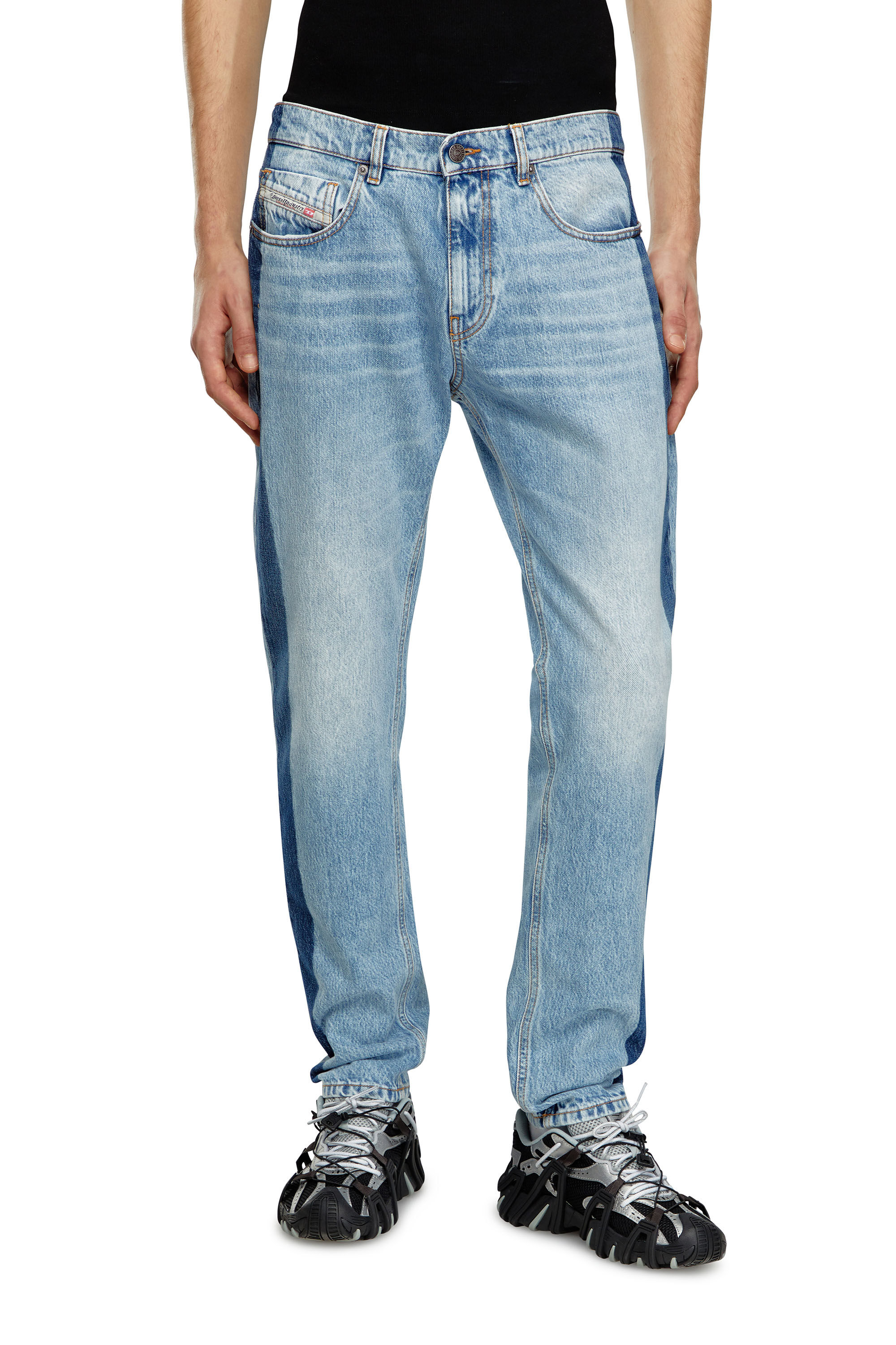 Diesel - Slim Jeans 2019 D-Strukt 0GHAC, Azul Claro - Image 3