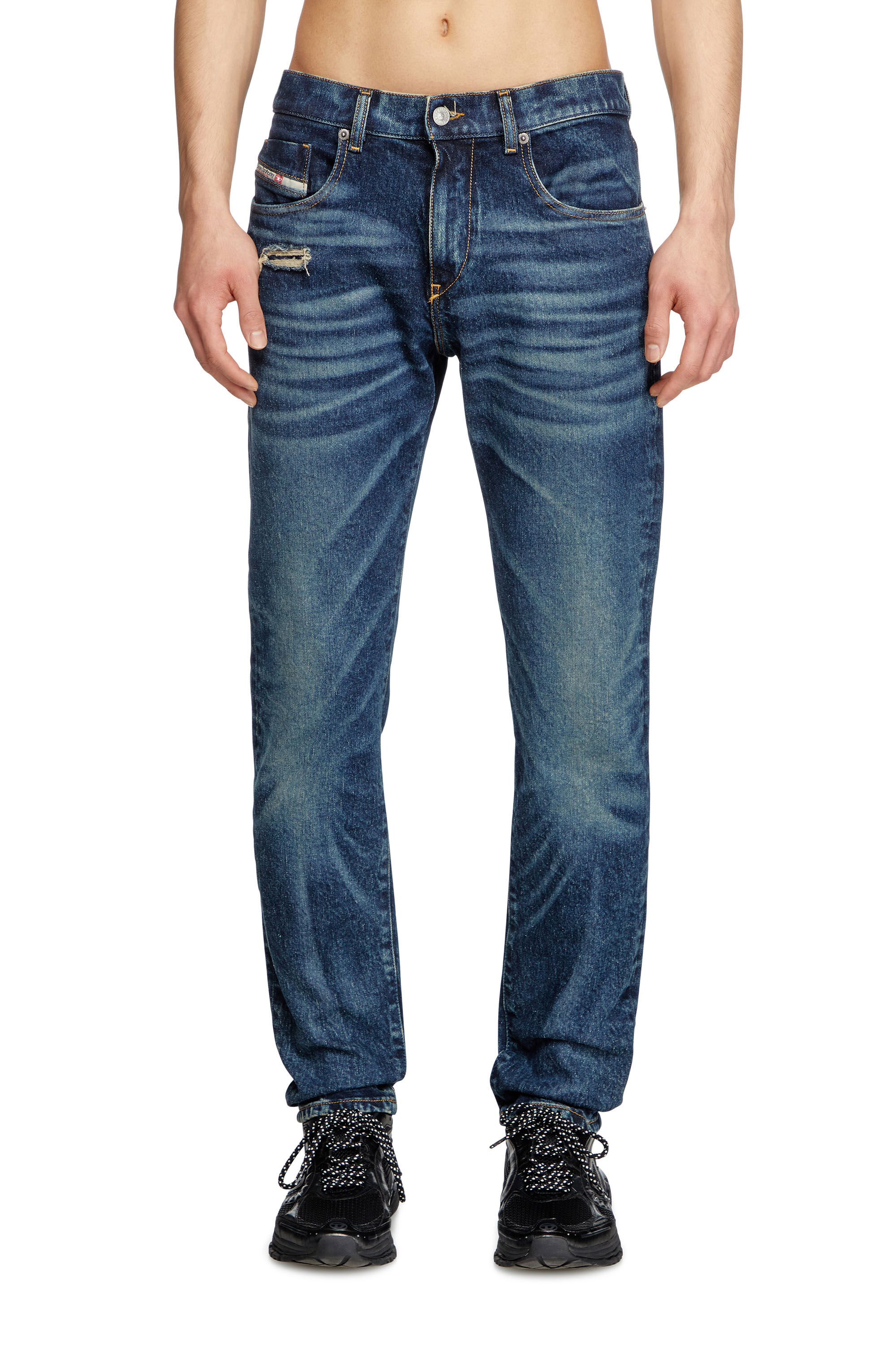Diesel - Slim Jeans 2019 D-Strukt 007Y3 Hombre, Azul Oscuro - 3