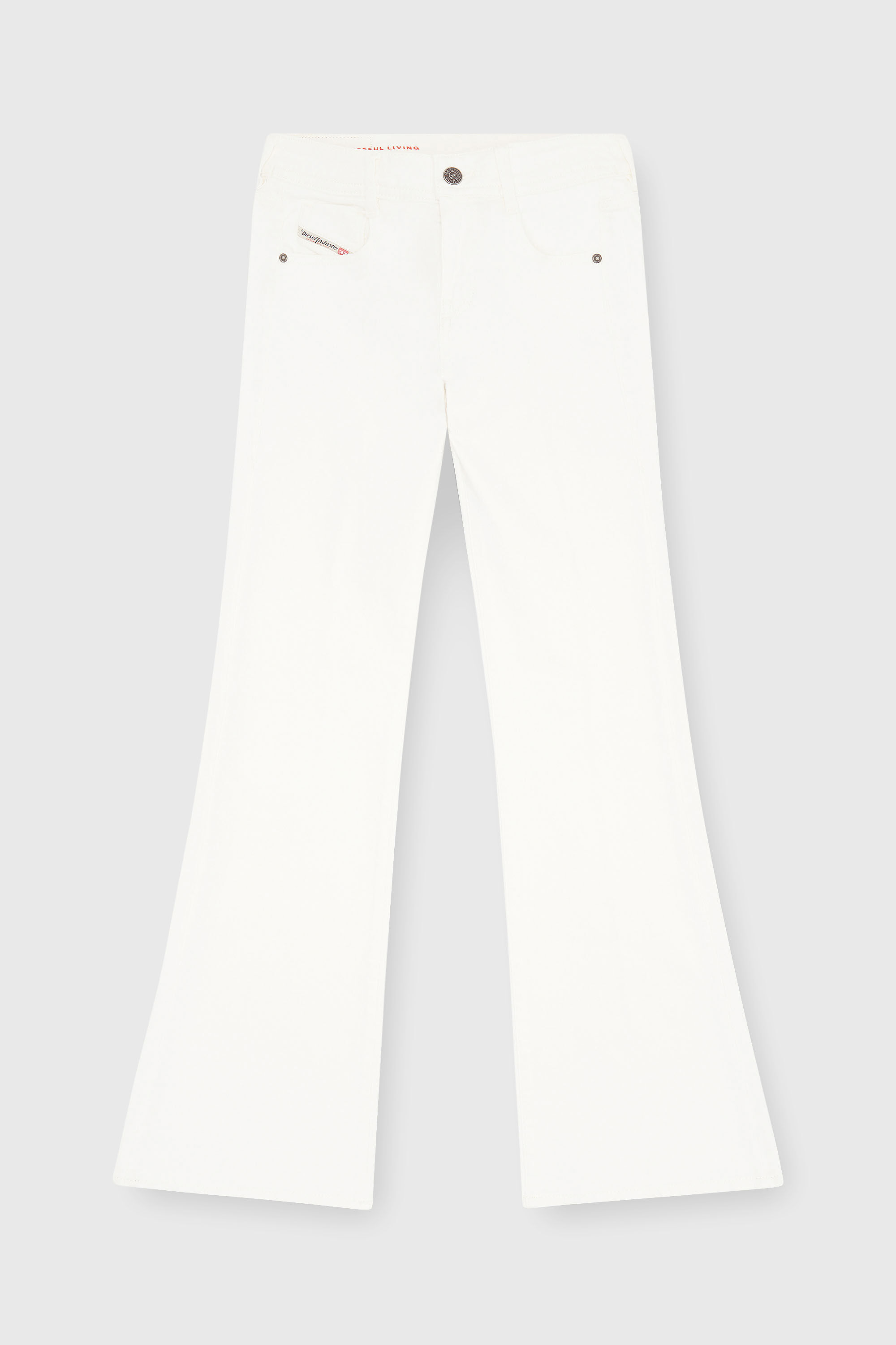 Diesel - Bootcut Jeans 1969 D-Ebbey 09D63 Mujer, Blanco - 6