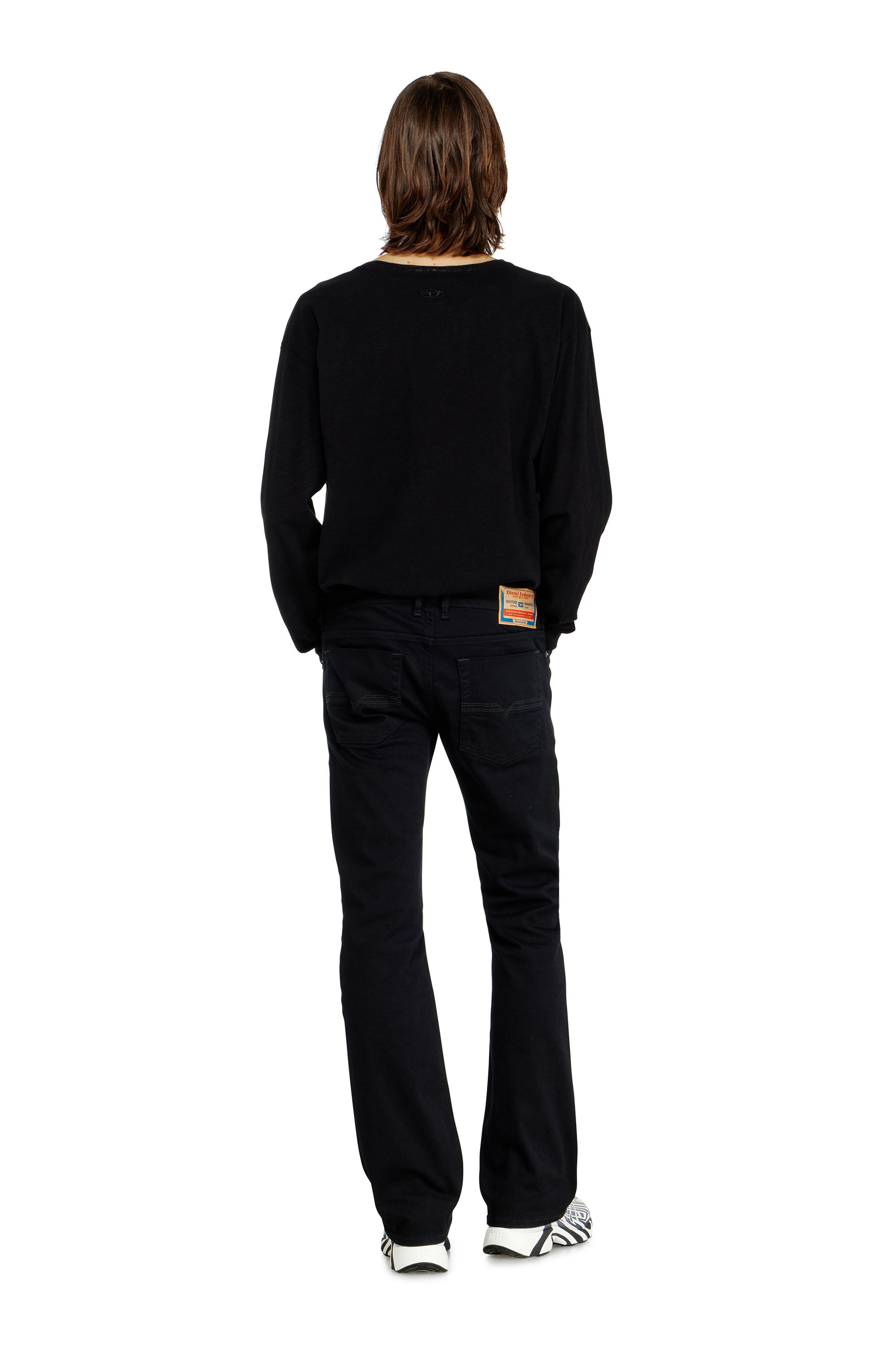 Diesel - Bootcut Jeans 2007 Zatiny 0688H Hombre, Negro/Gris oscuro - 3