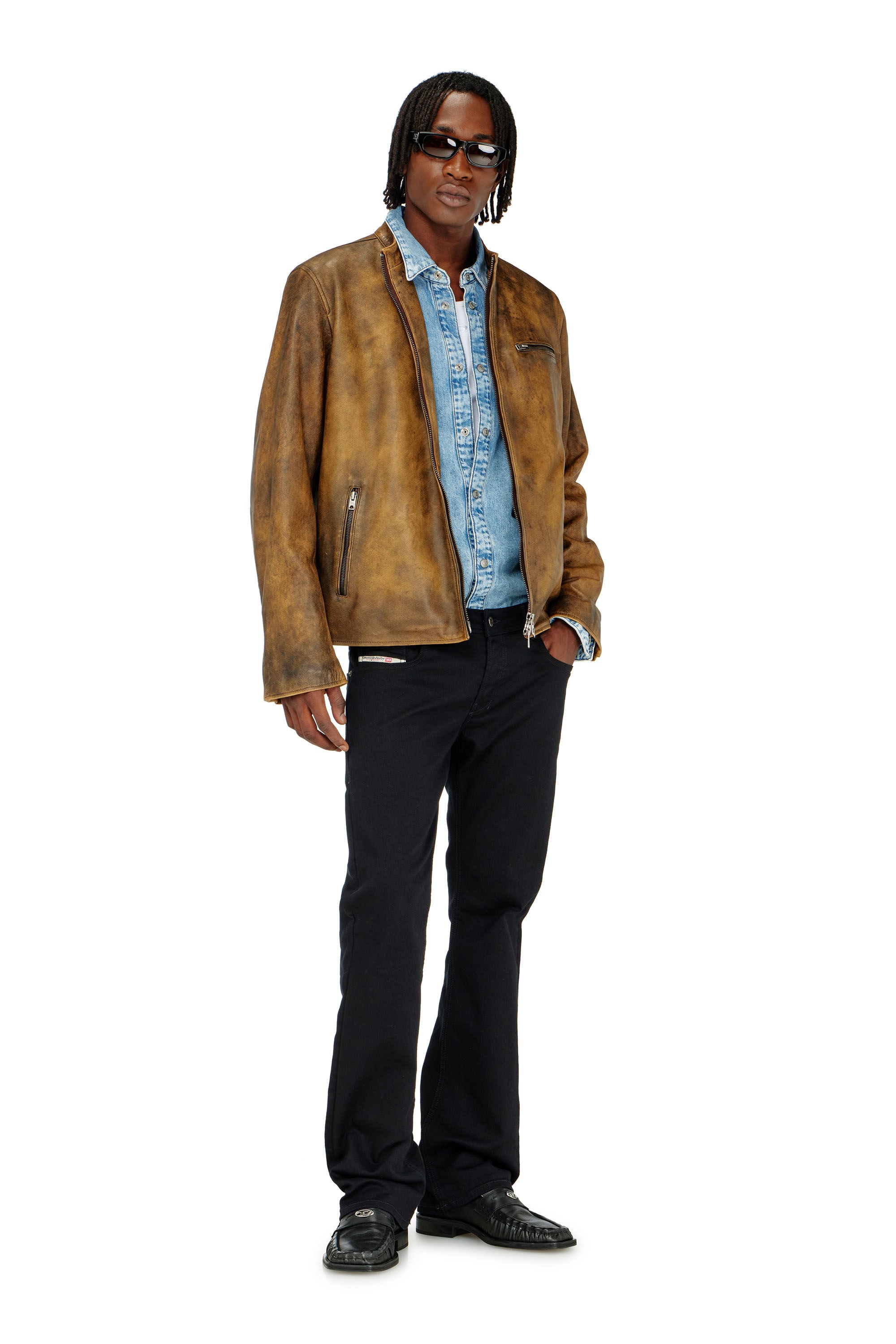 Diesel - Bootcut Jeans 2007 Zatiny 0688H Hombre, Negro/Gris oscuro - 1