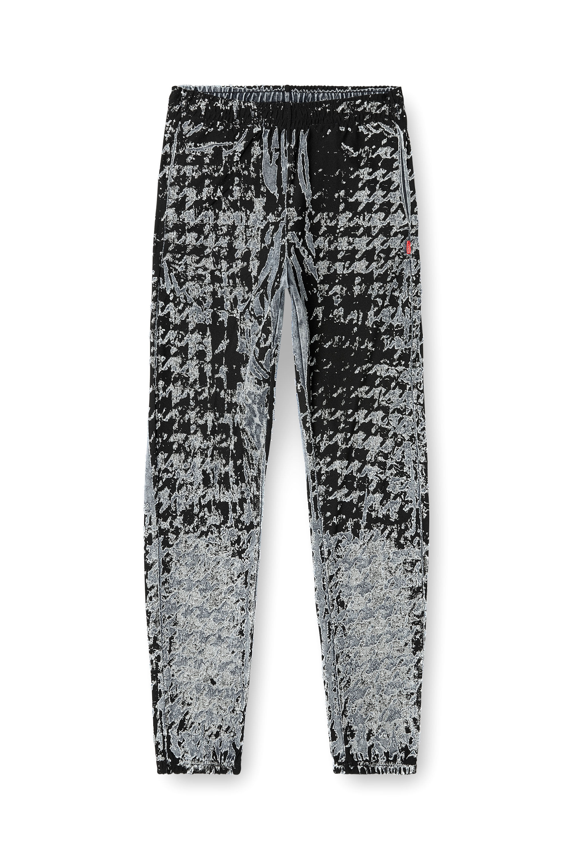 Diesel - P-LABIS, Pantalones elásticos de pata de gallo devoré Hombre in Multicolor - 2