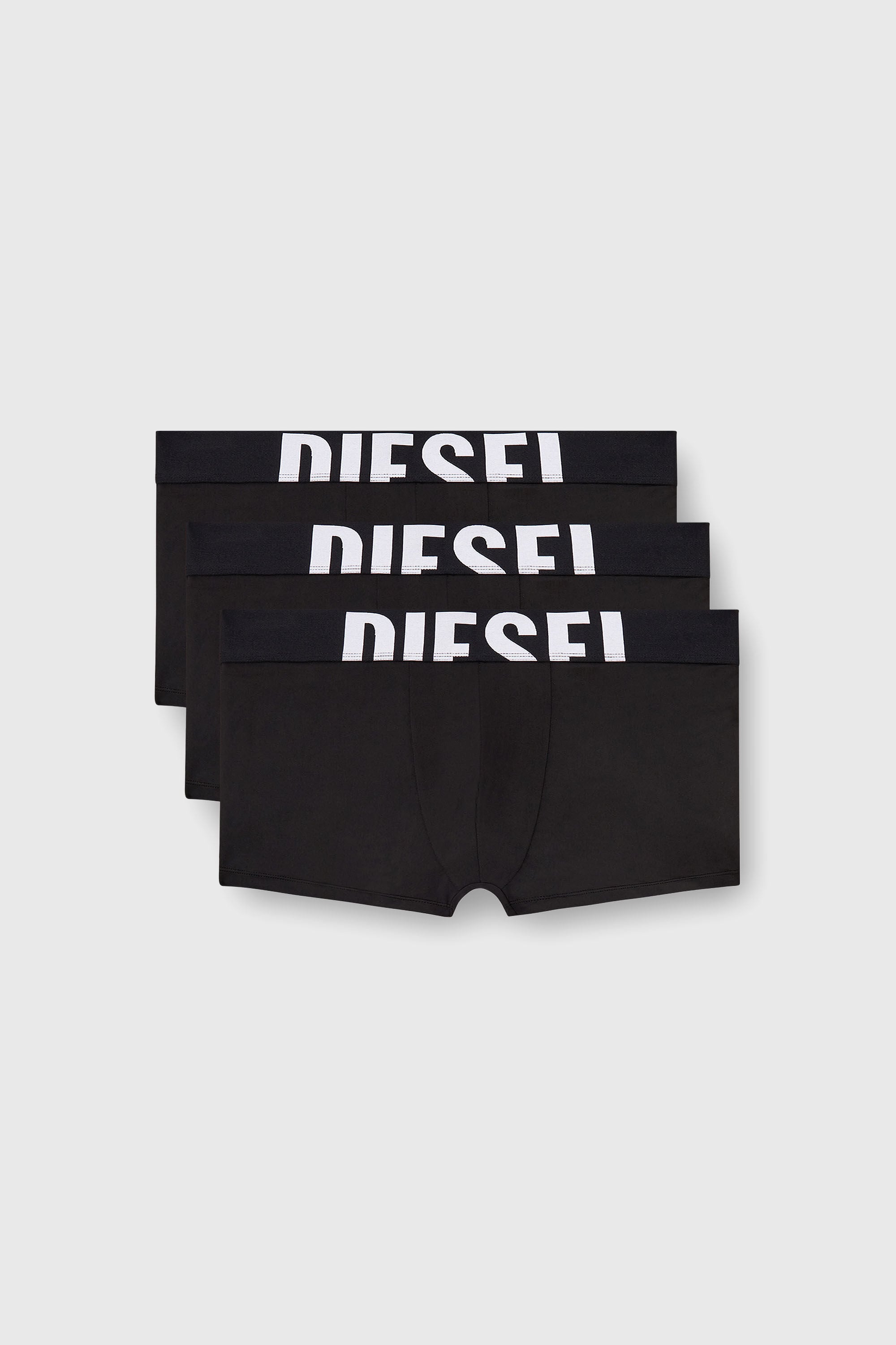 Diesel - DAMIEN-D-POP-3PACK-55, Paquete de tres b&oacute;xers ajustados de microfibra Hombre in Negro - 2