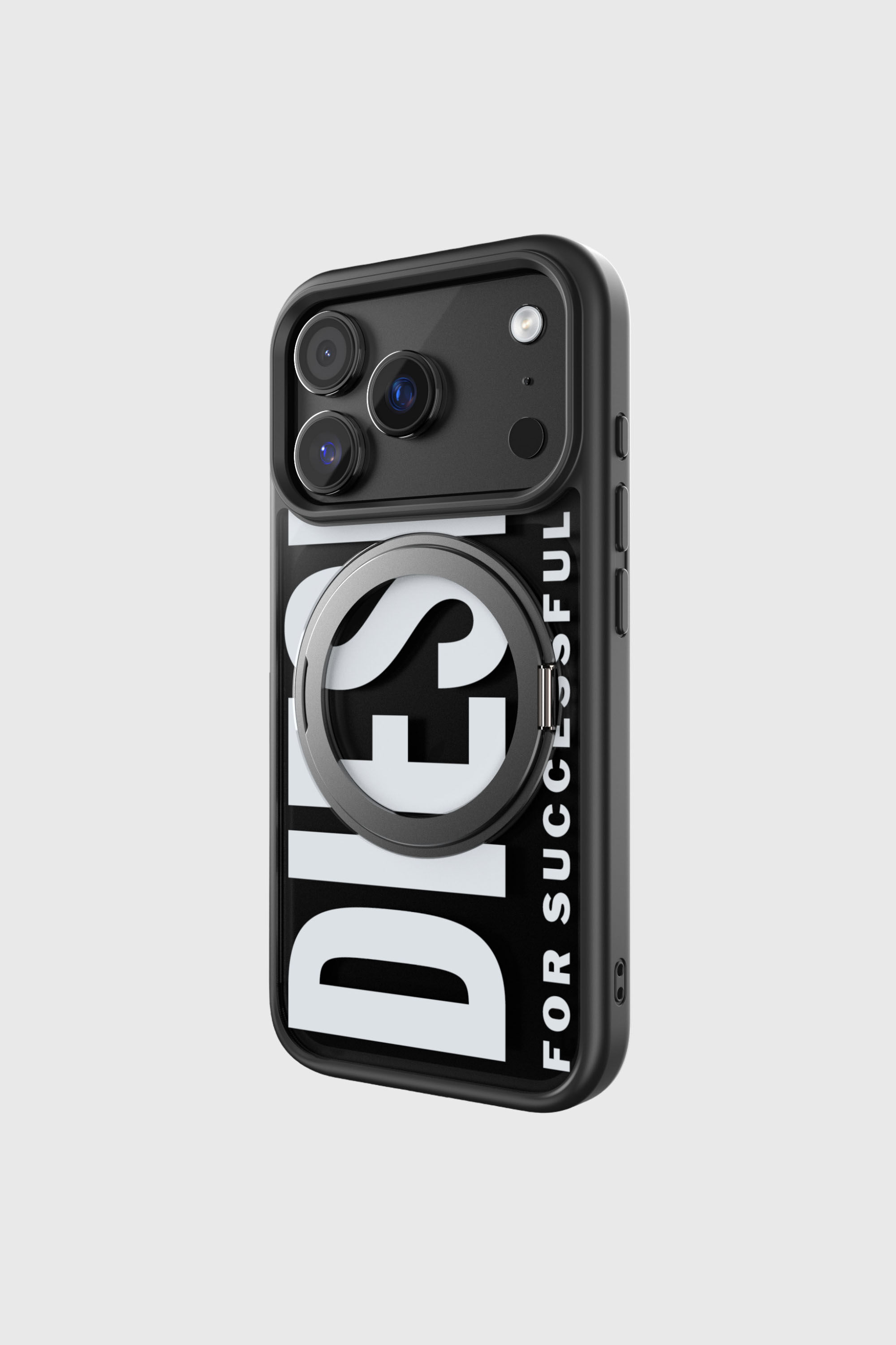 Diesel - 60405 RING STAND CASE RING STAND, Funda Ringstand-Magsafe para iPhone 17 Pro Unisex in Negro - 3