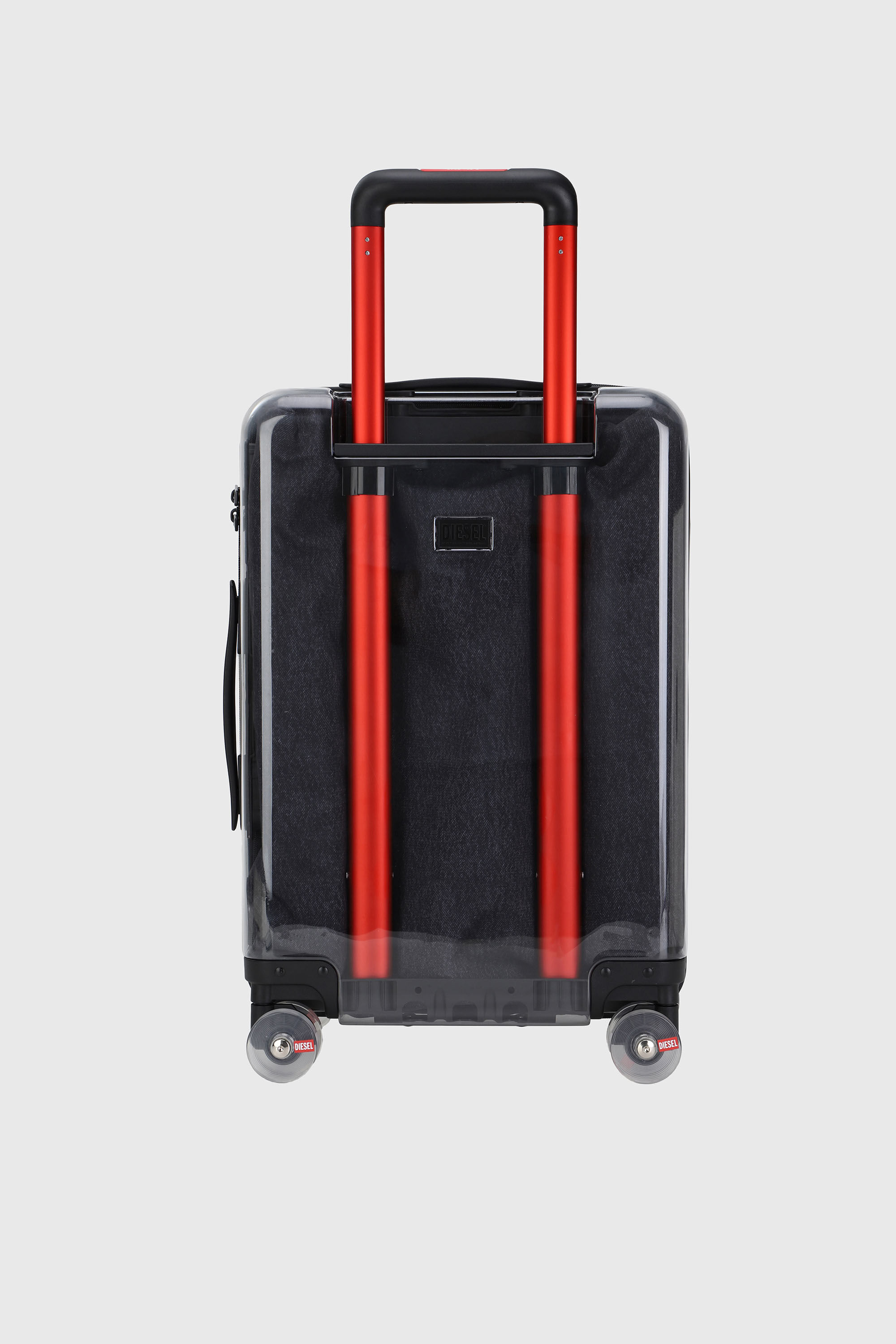 Diesel - LU0036 HARD LUGGAGE - DSL009, Maleta con logotipo transparente tama&ntilde;o S Unisex in Negro - 2