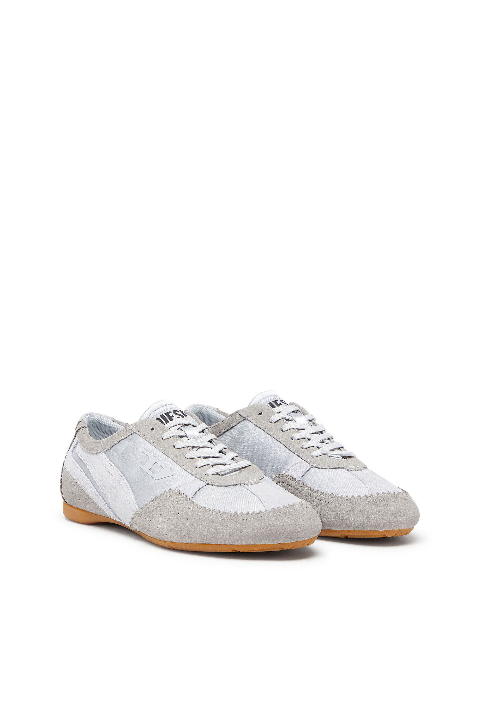 Diesel - D-MILE LOW II W, D-Mile- Zapatillas con superposiciones de ante Mujer in Azul marino - 2