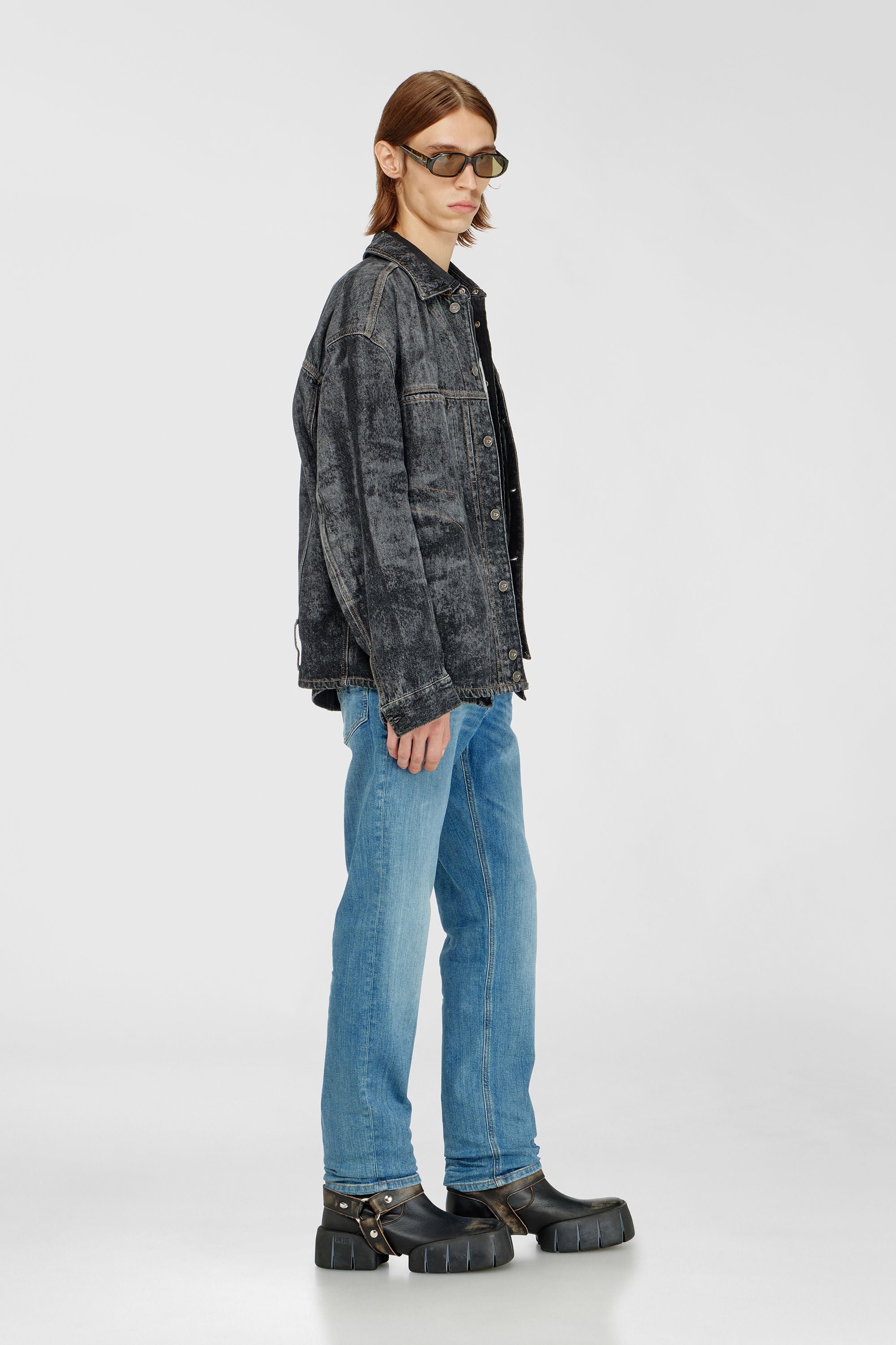 Diesel - Regular Jeans 1986 Larkee-Beex 0KIAL Hombre, Azul Claro - 2