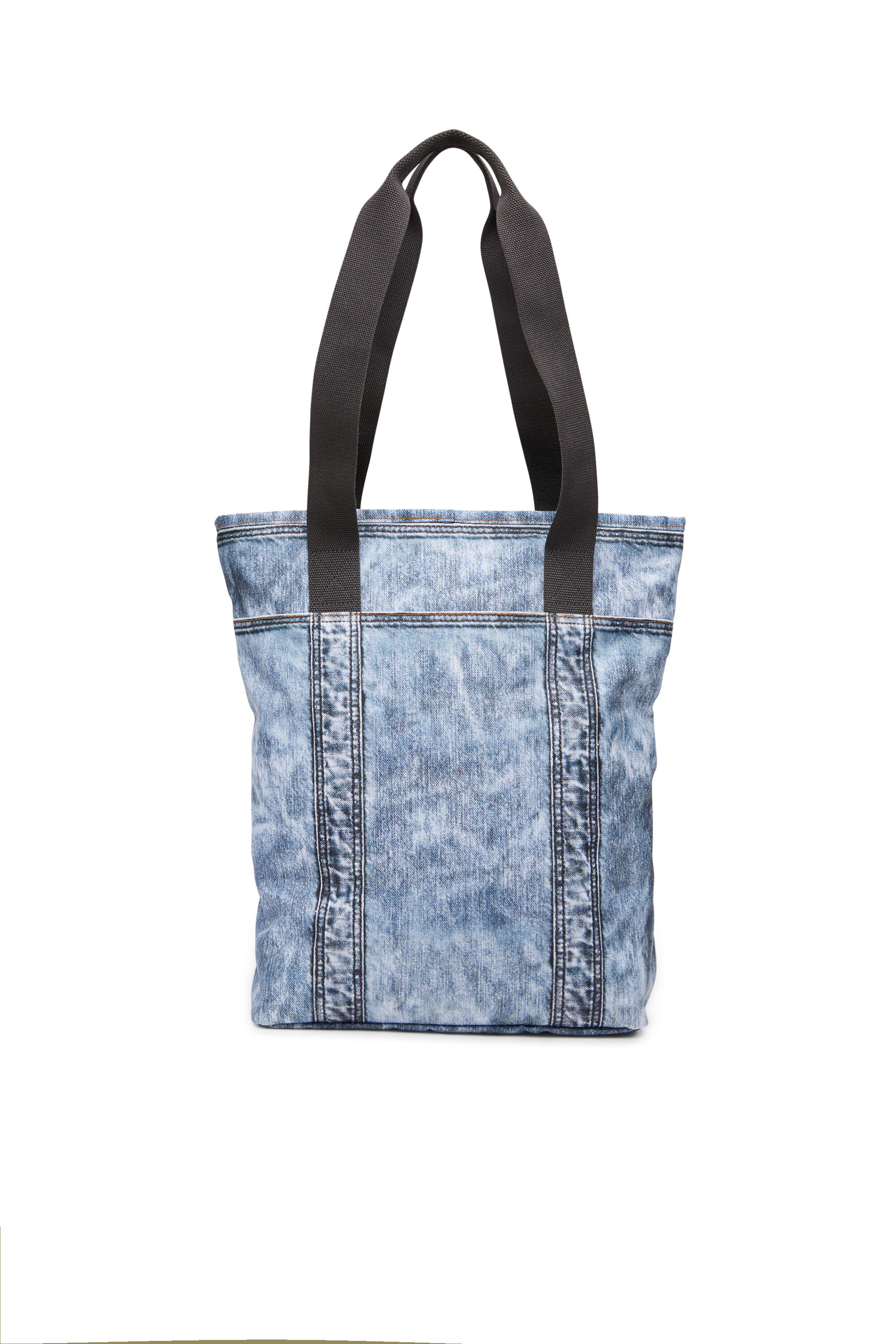 Diesel - DIESEL TOTE, Bolso tote en denim trampantojo Unisex in Azul marino - 2