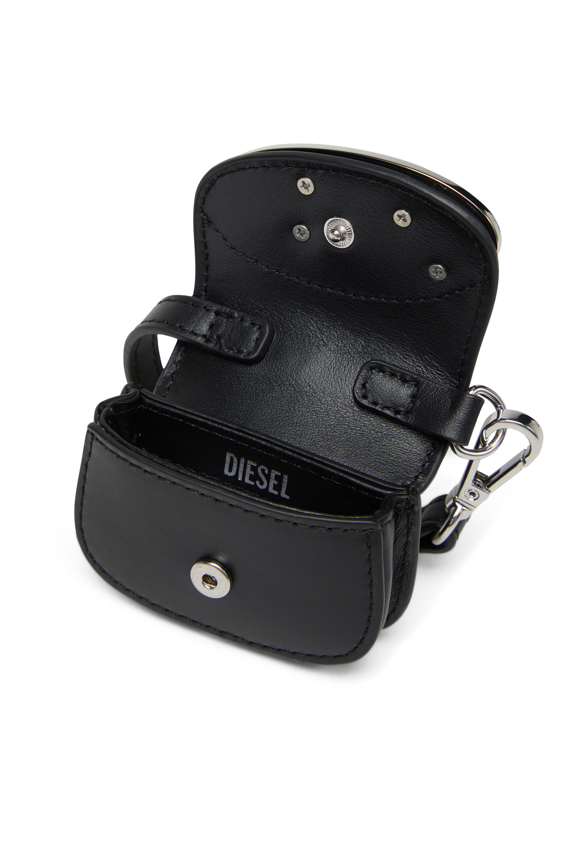 Diesel - 1DR MICRO, Colgante para bolso de cuero Mujer in Negro - 3