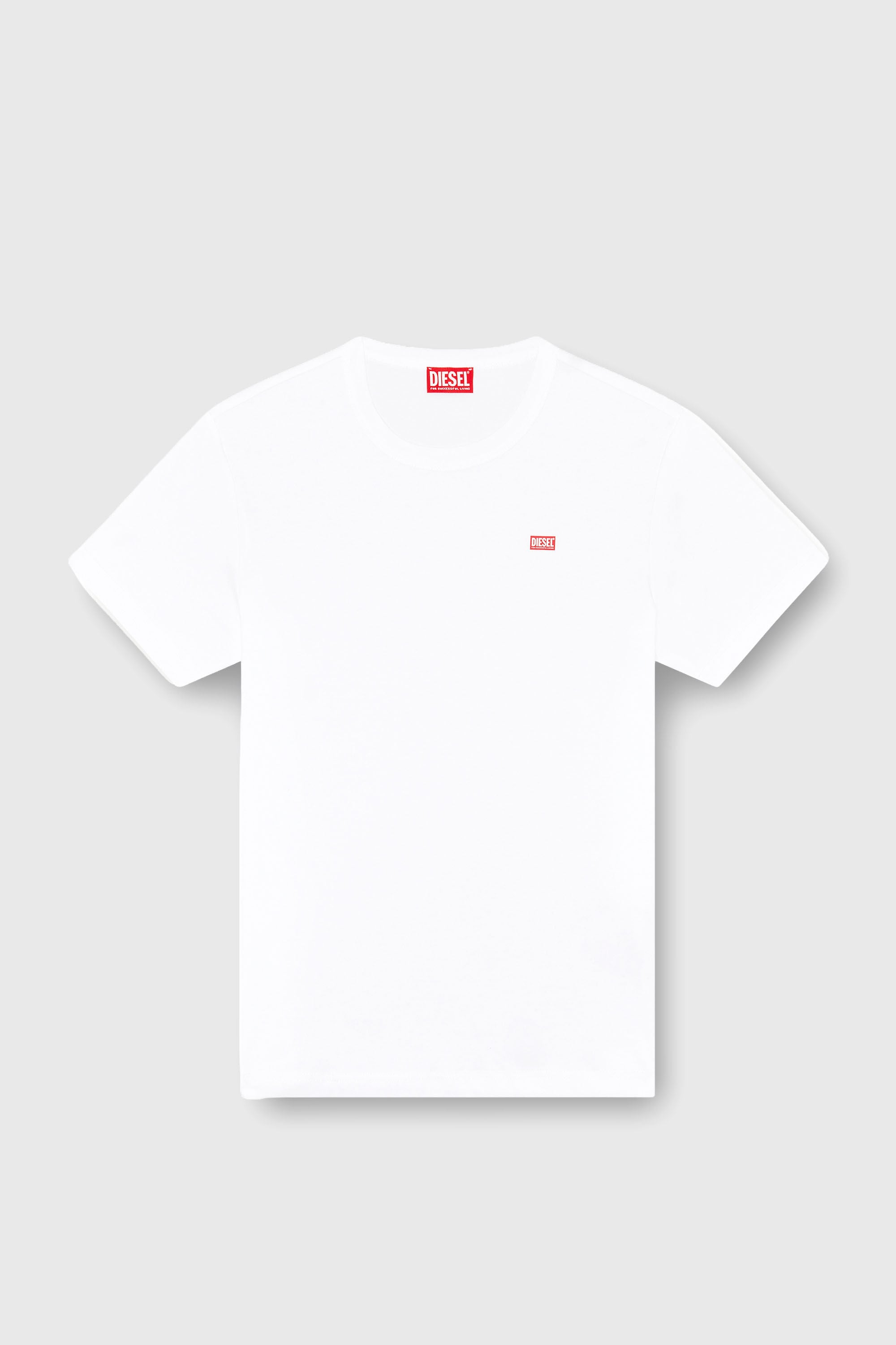 Diesel - T-MIEGOR-K77, Camiseta de algod&oacute;n mercerizado Hombre in Blanco - 2