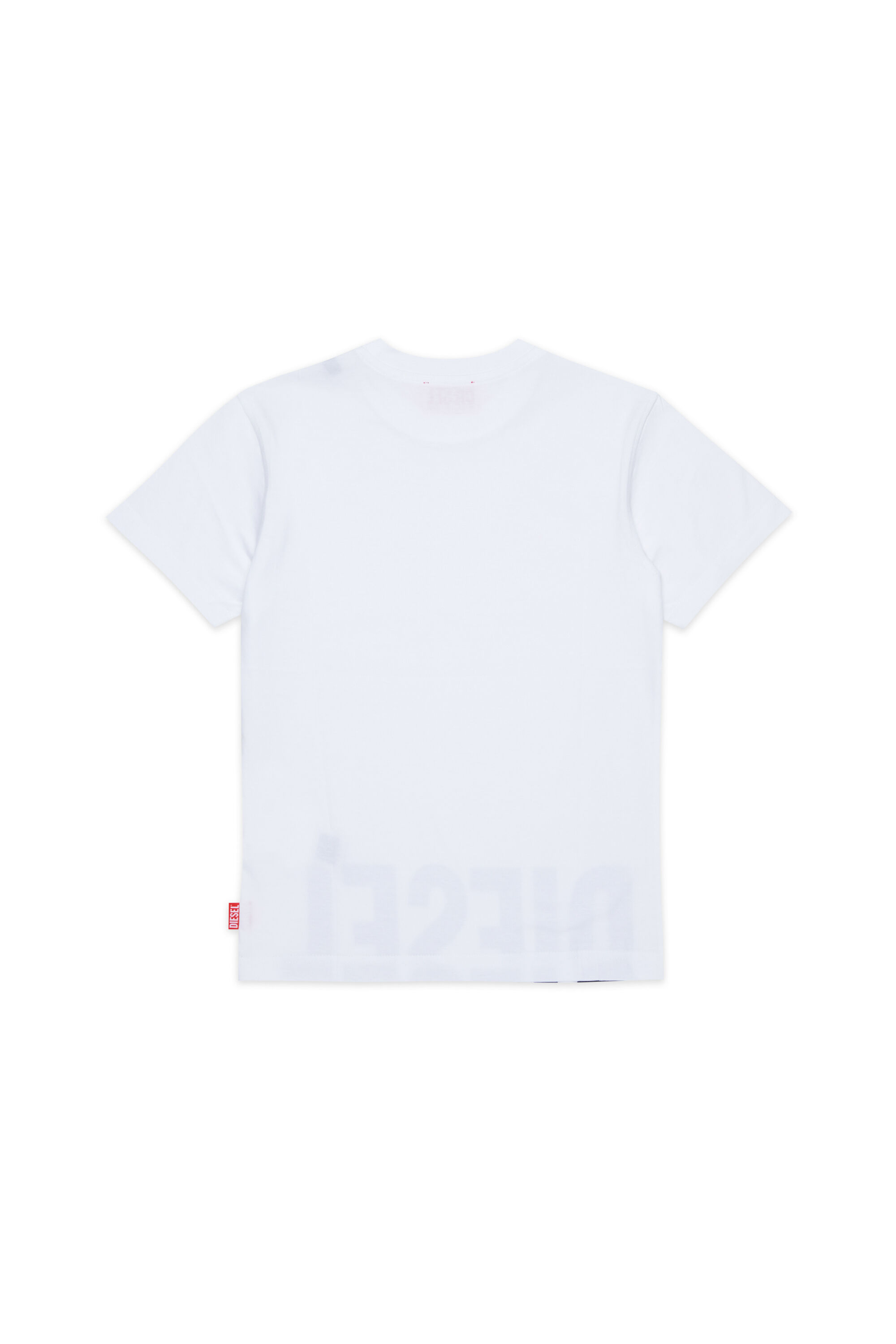 Diesel - TPRES, Camiseta con logo recortado Hombre in Blanco - 2