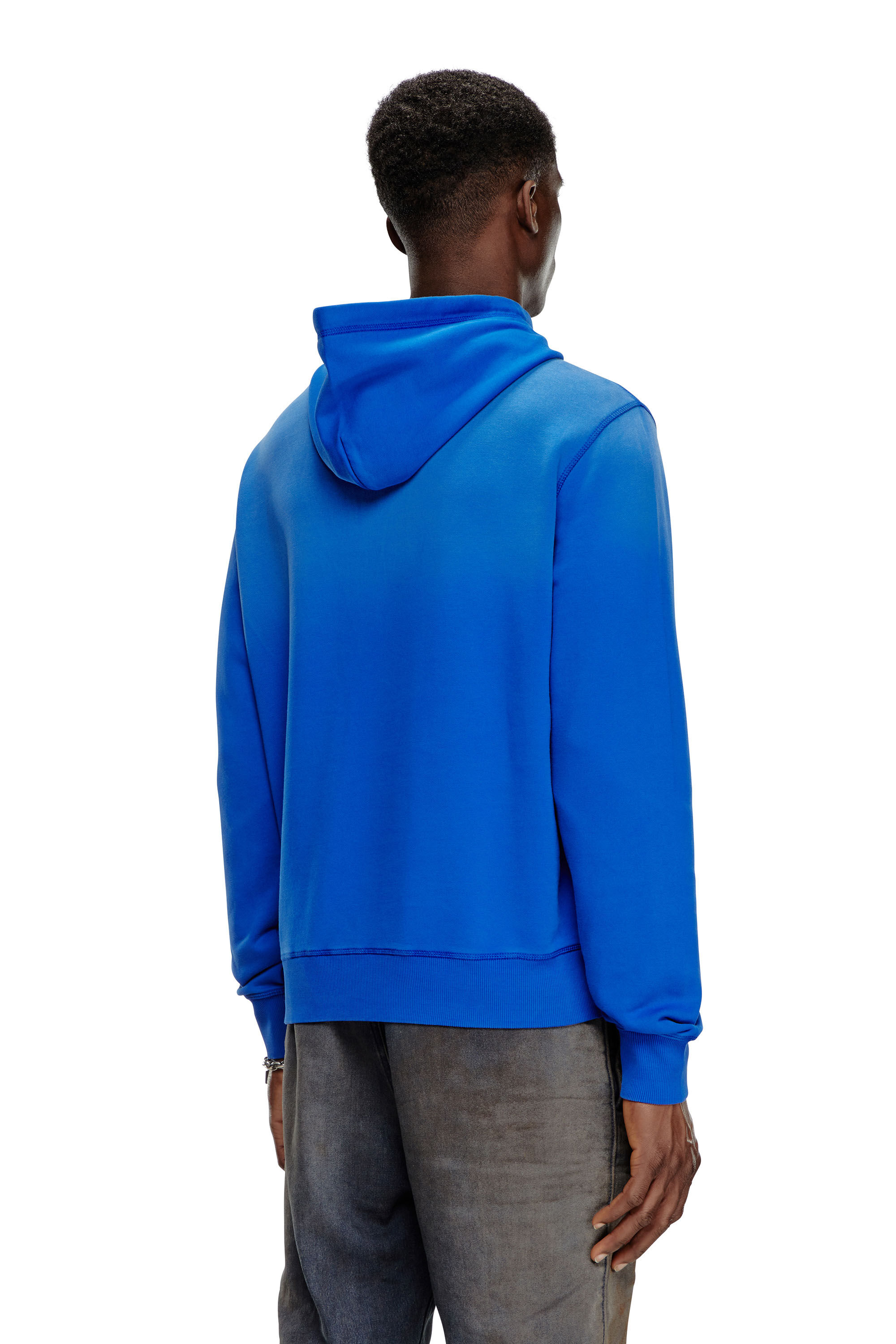 Diesel blue hoodie cheap