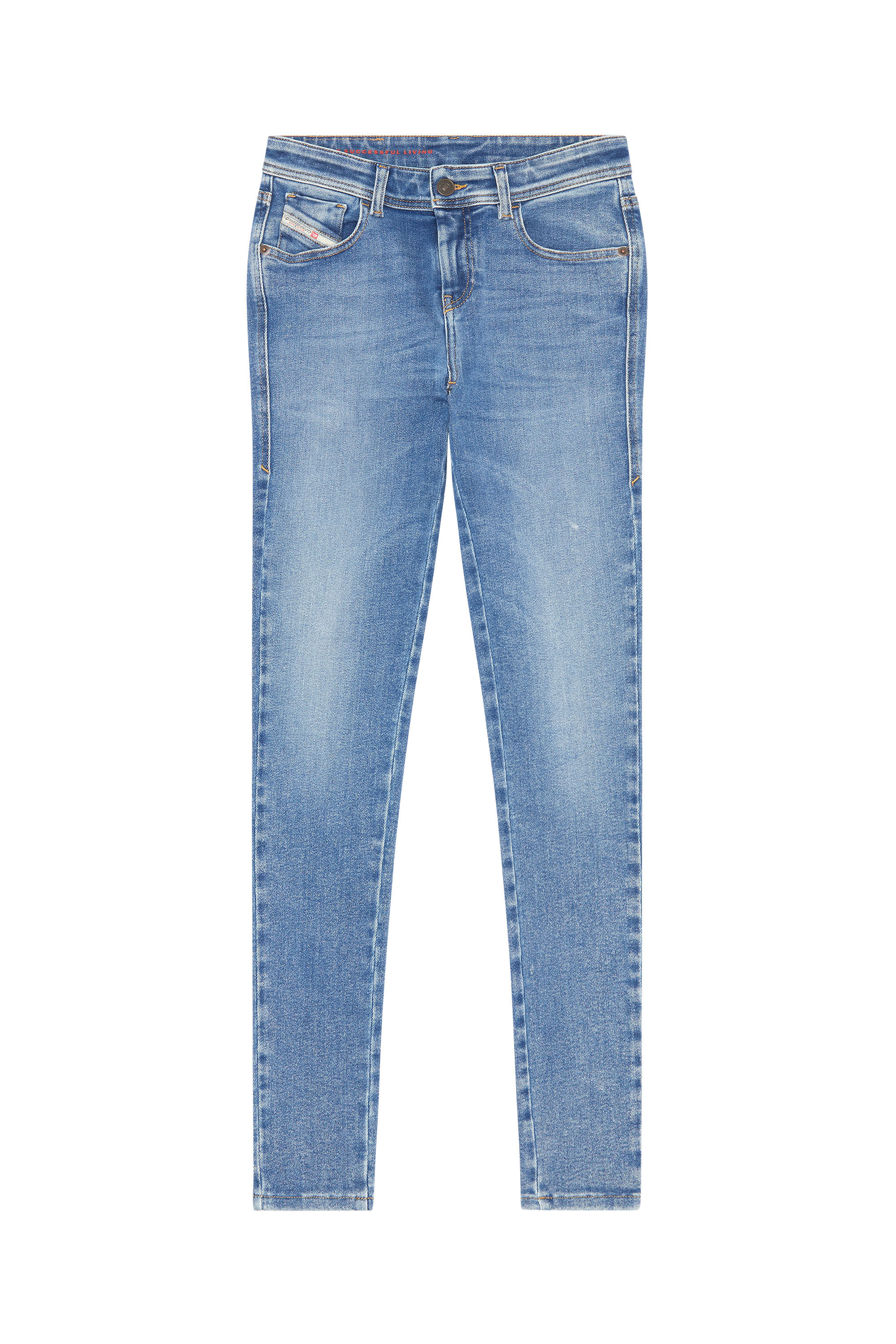 Diesel - Super skinny Jeans 2017 Slandy 09D62, Azul medio - Image 2