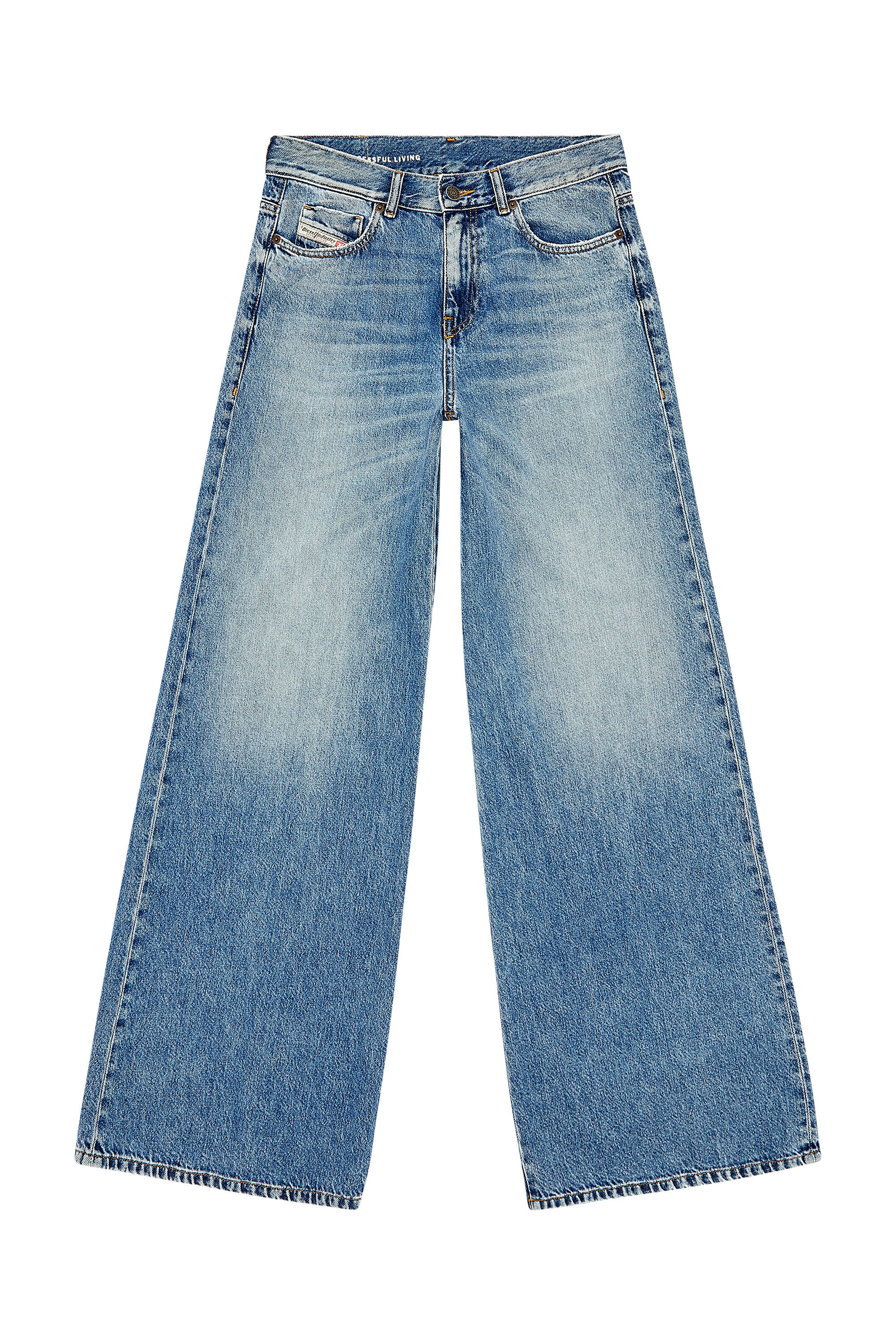 Diesel - Bootcut and Flare Jeans 1978 D-Akemi 09H95, Azul medio - Image 2