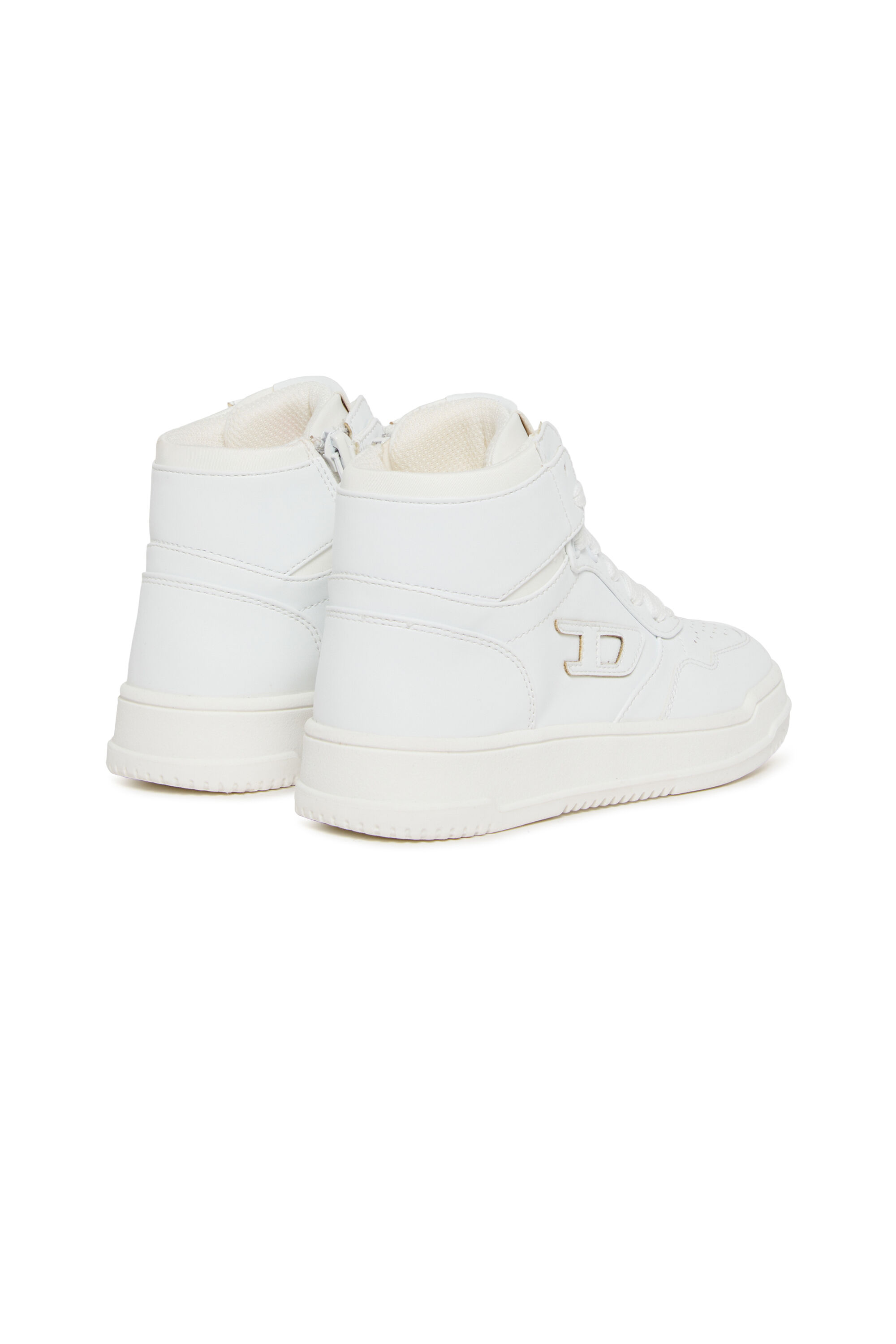 Diesel - S-COU-HI, S-COU-HI-Zapatillas altas con detalle D Unisex in Blanco - 3
