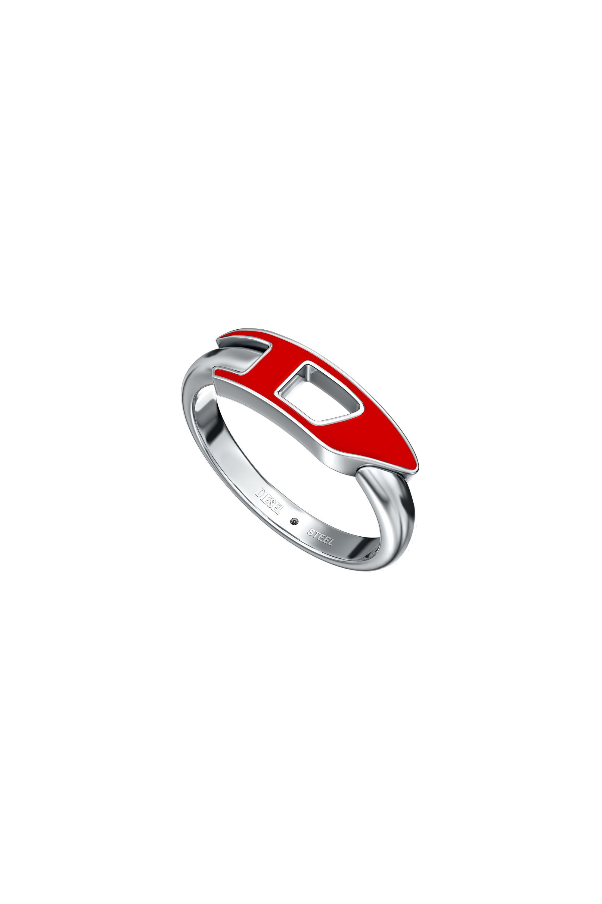 Diesel - DX1688040 JEWELLERY, Anillo de banda de acero inoxidable Unisex in Plateado - 4