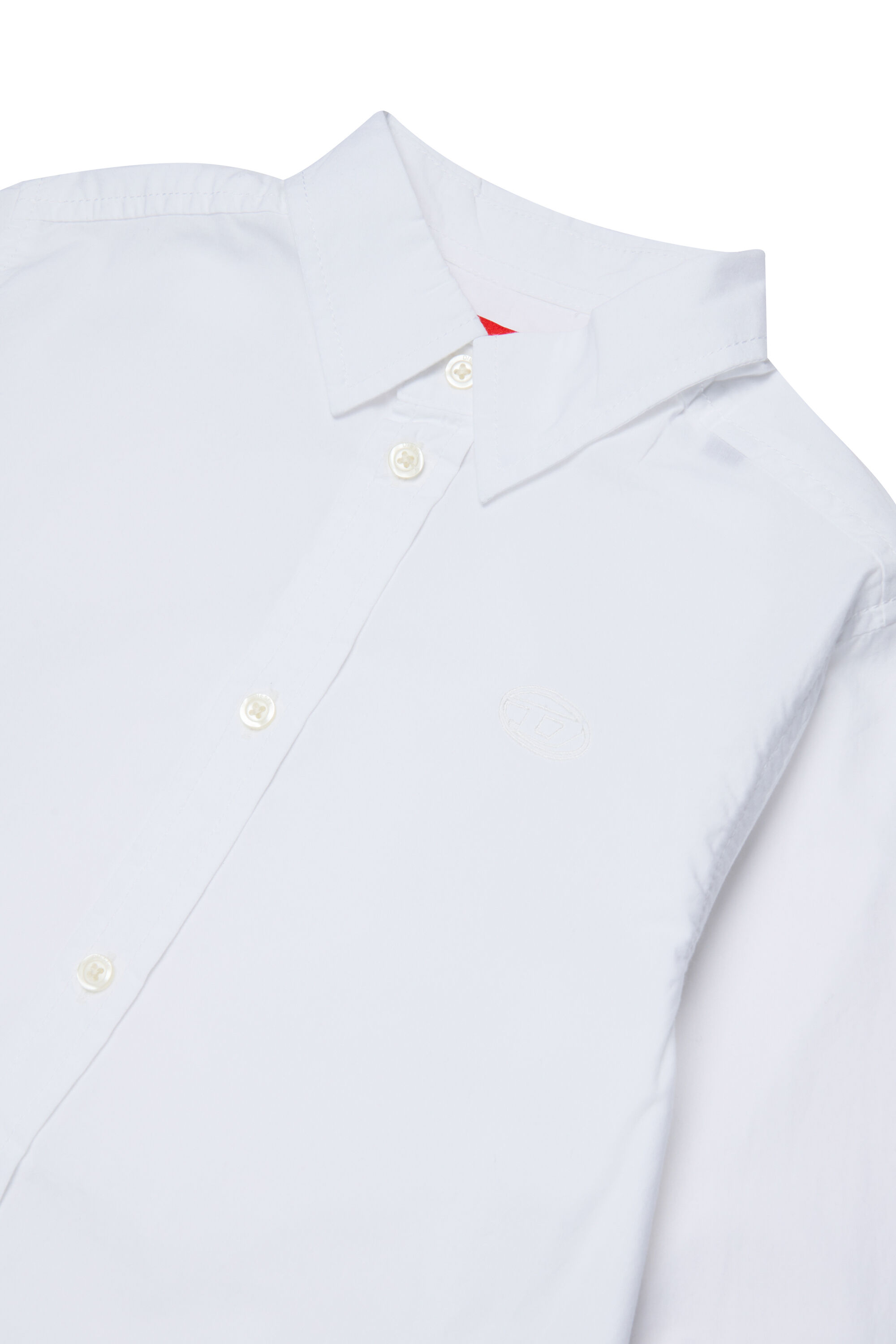Diesel - CSTAN, Camisa de algod&oacute;n Hombre in Blanco - 3