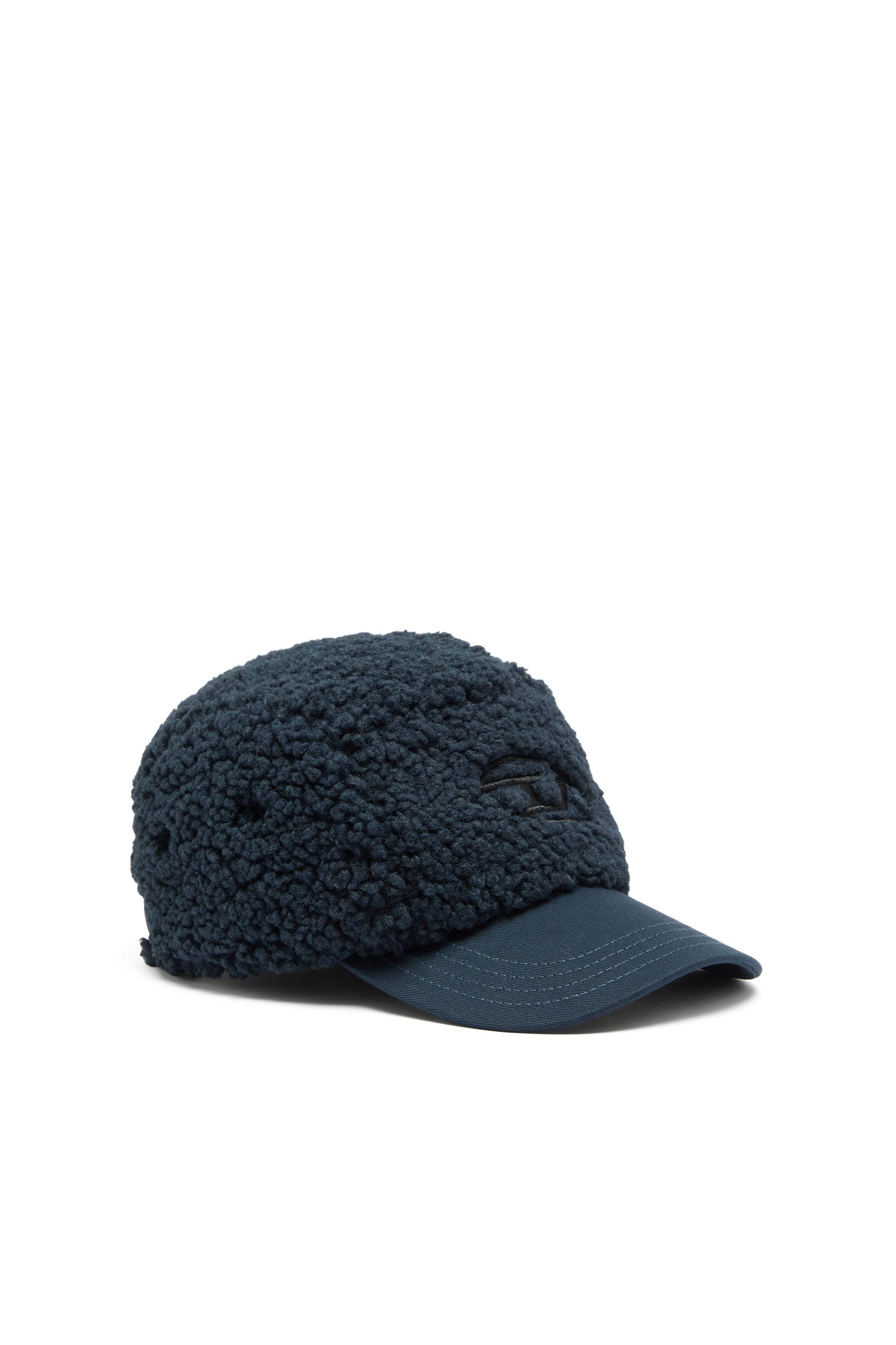 Diesel - C-TED, Gorra tipo b&eacute;isbol sherpa con bordado Oval D Hombre in ToBeDefined - 1
