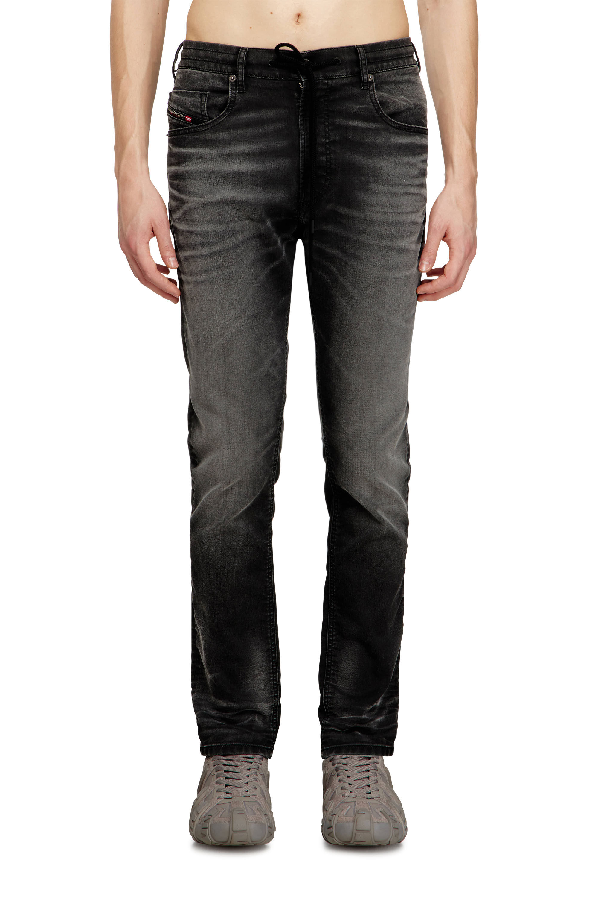 Diesel - Regular 2032 D-Krooley Joggjeans&reg; 068UG Hombre, Negro/Gris oscuro - 3